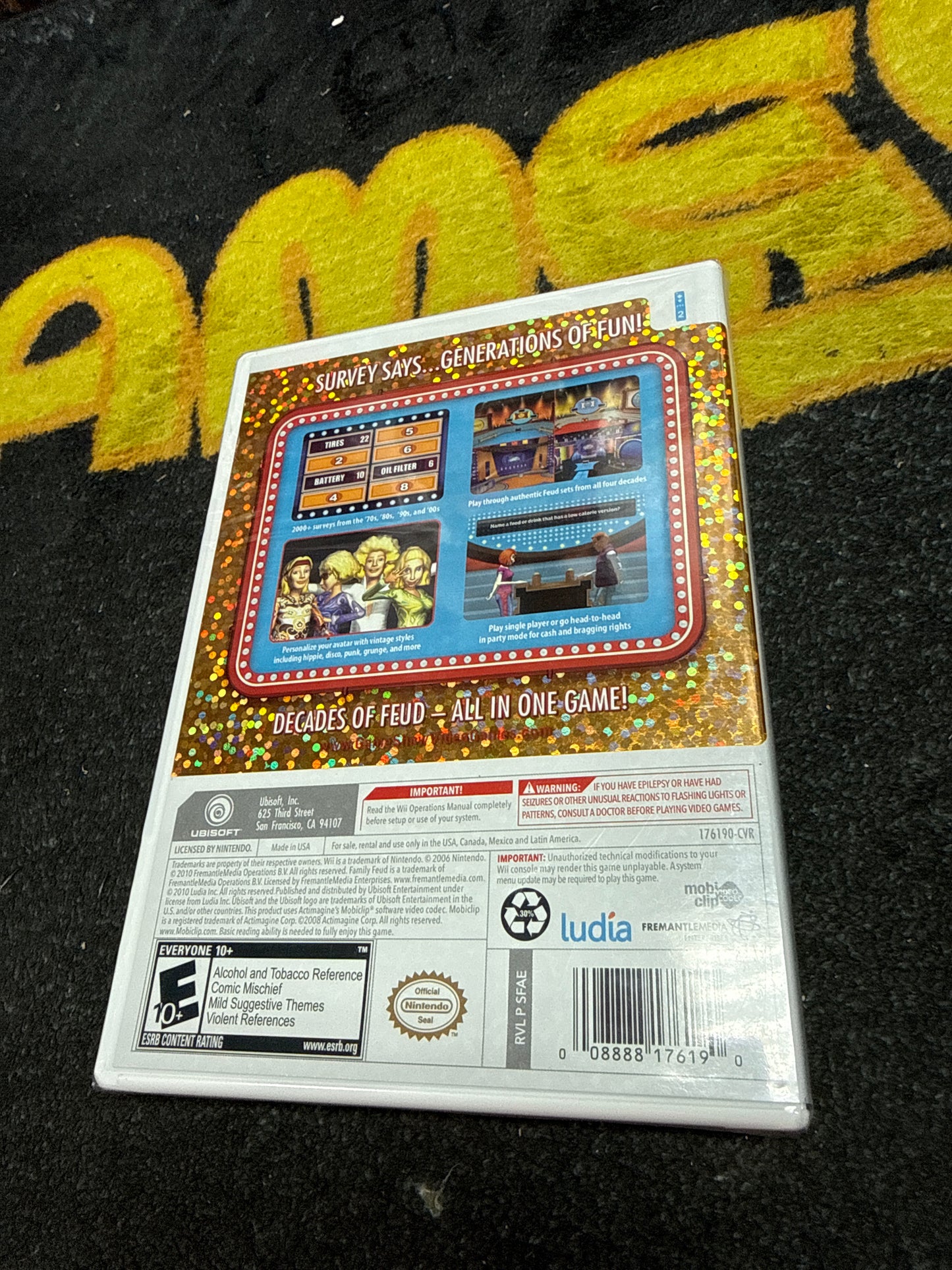 Family Fued Decades for Nintendo Wii (New)