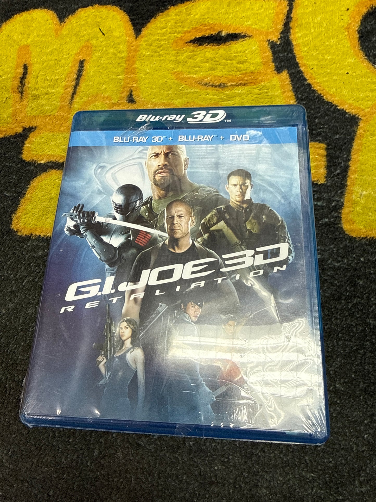 G.I. Joe Retaliation 3D Blu Ray + Blu Ray + DVD (New)