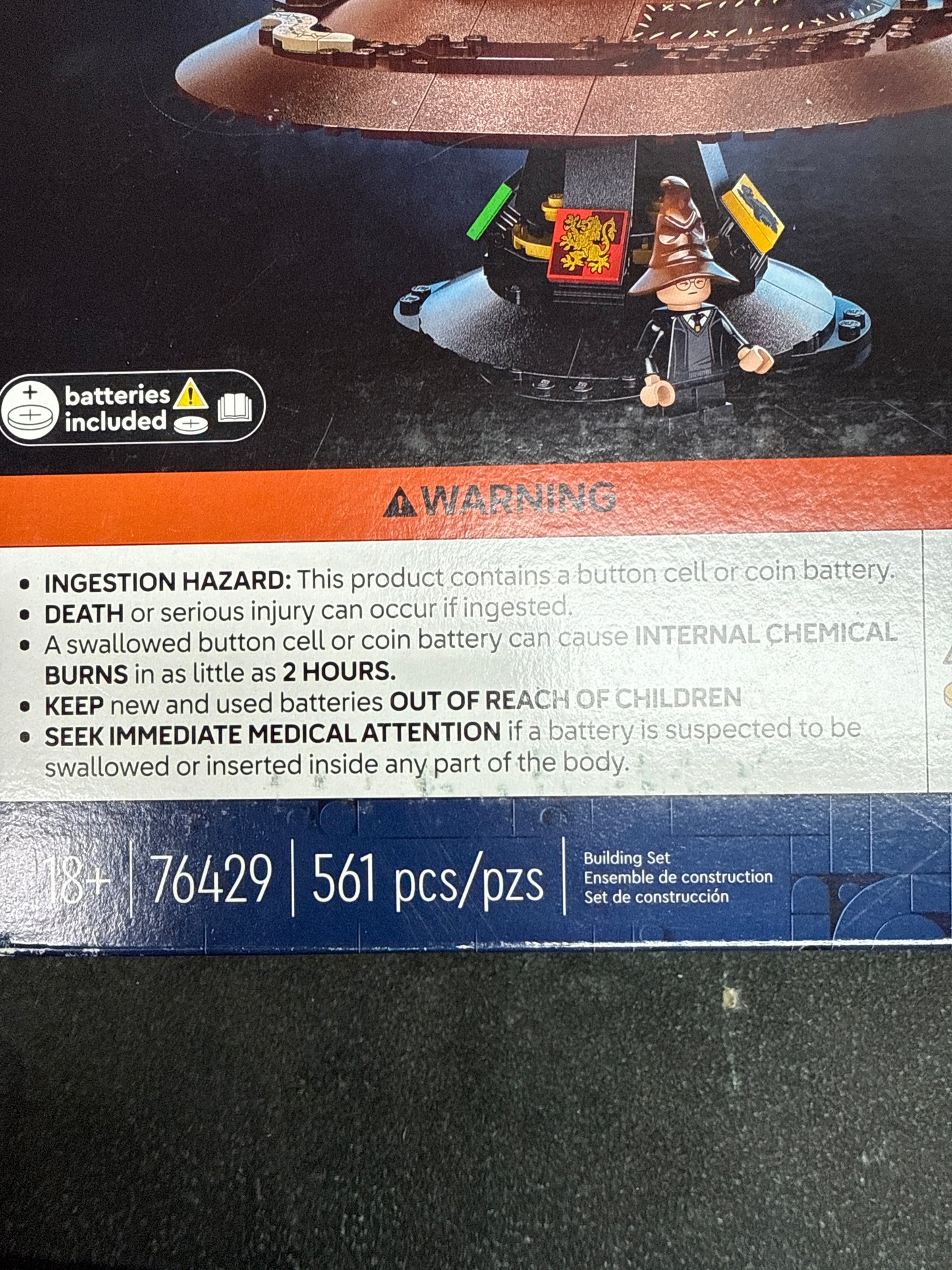 Harry Potter Talking Sorting Hat Lego 76429 (New)