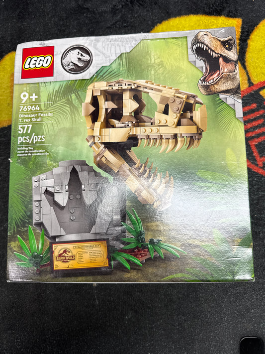 Jurassic World Dinosaur Fossils: T.Rex Skull Lego 76964 (New)