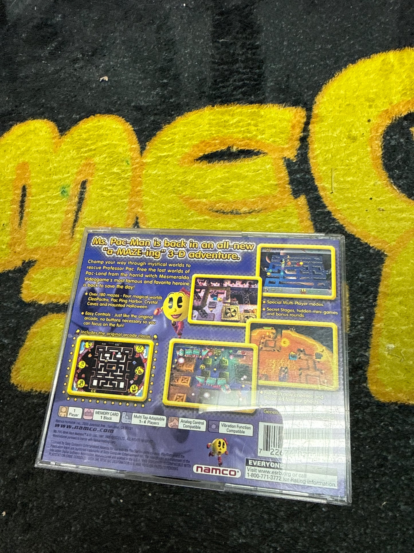 Ms. Pac-Man Maze Madness for Sony PlayStation (Used)