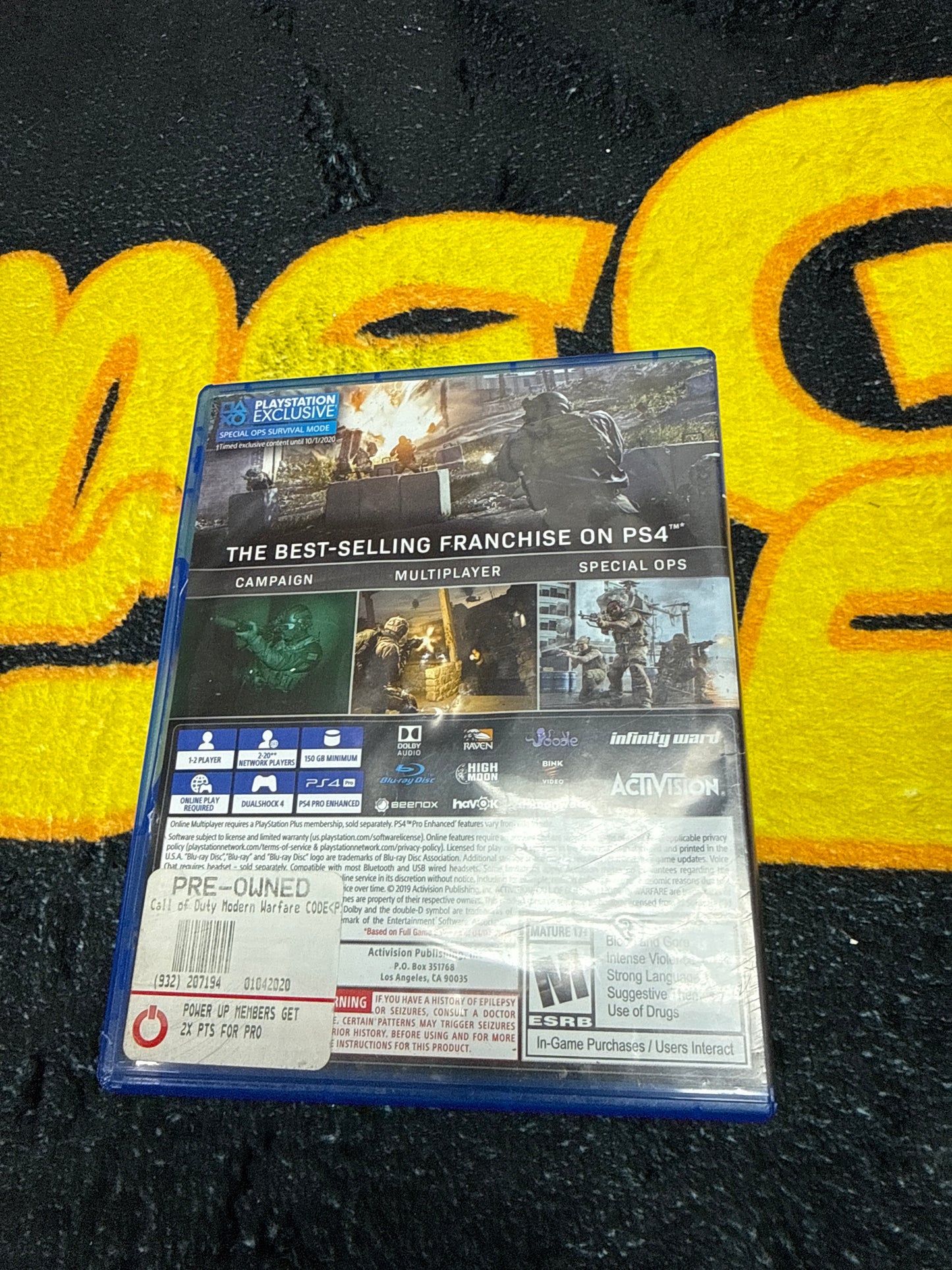 Call of Duty Modern Warfare for Sony PlayStation 4 (Used)
