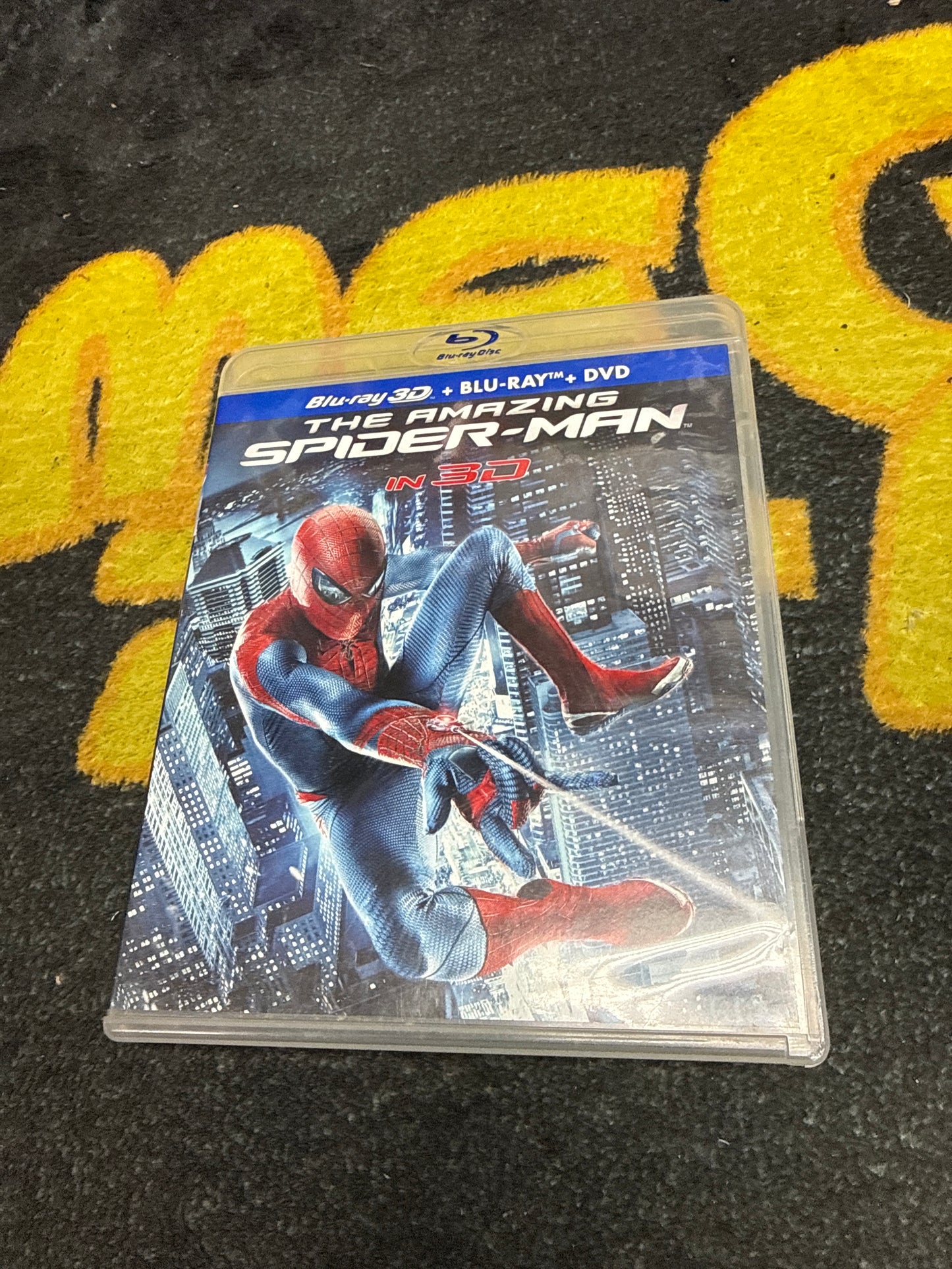 The Amazing Spider-Man 3D Blu Ray + Blu Ray + DVD (Used)