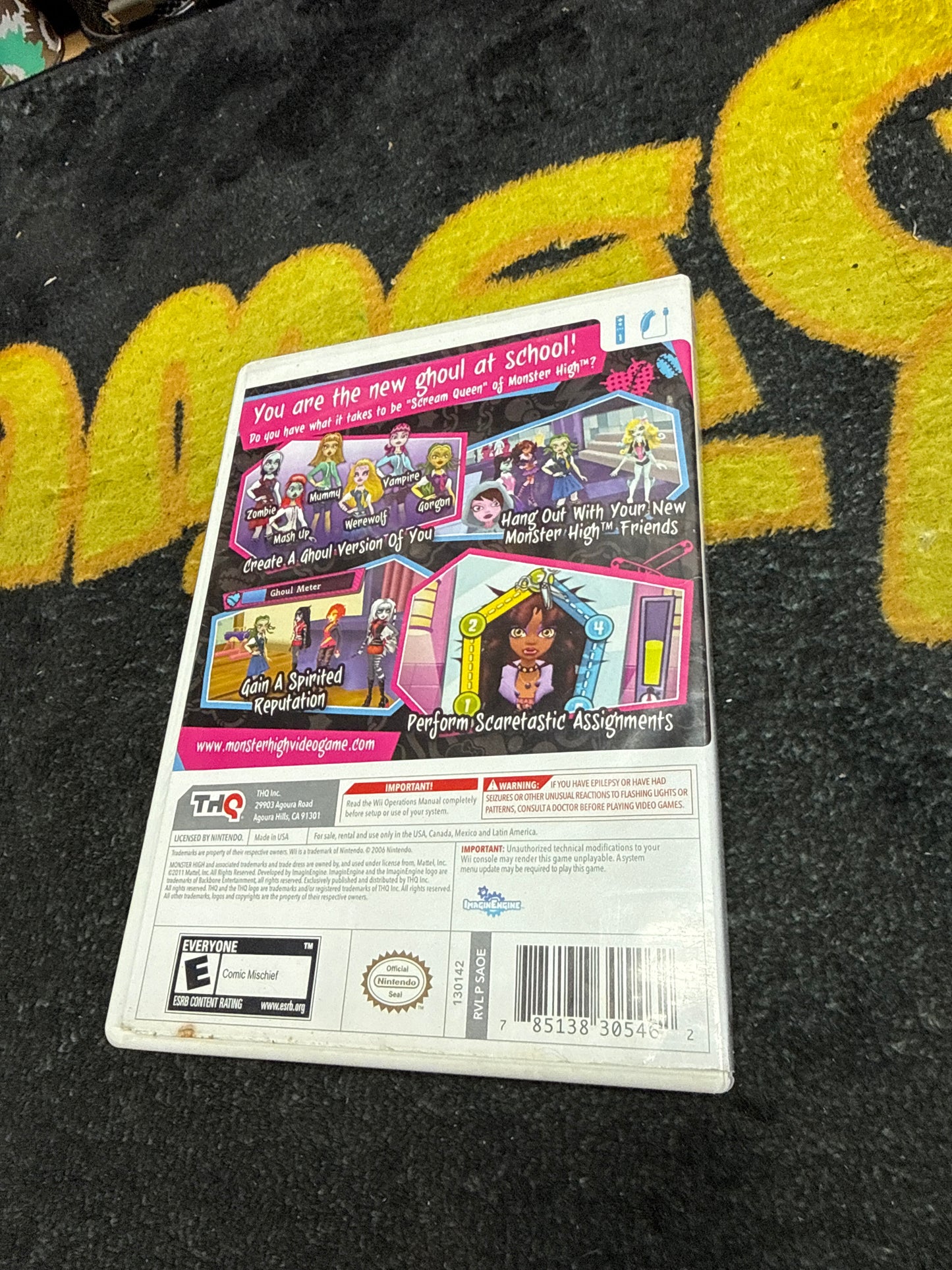 Monster High Ghoul Spirit for Nintendo Wii (Used)