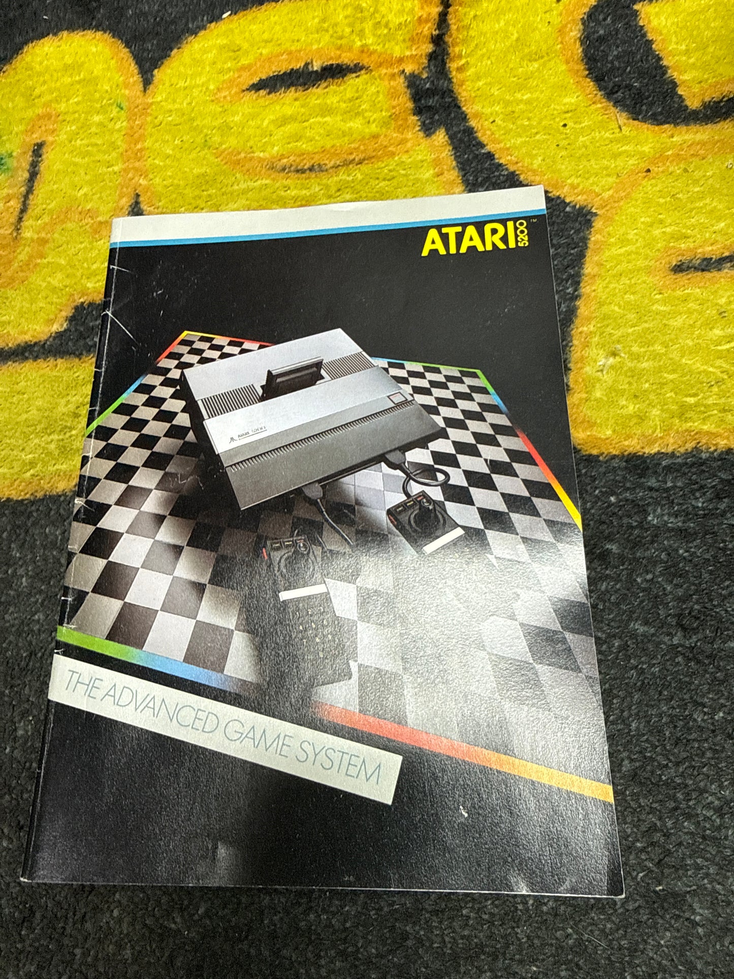 Atari 5200 Game Catalog CO18270 Rev 2 and features 14 game titles - Asteroids Removed (Used)