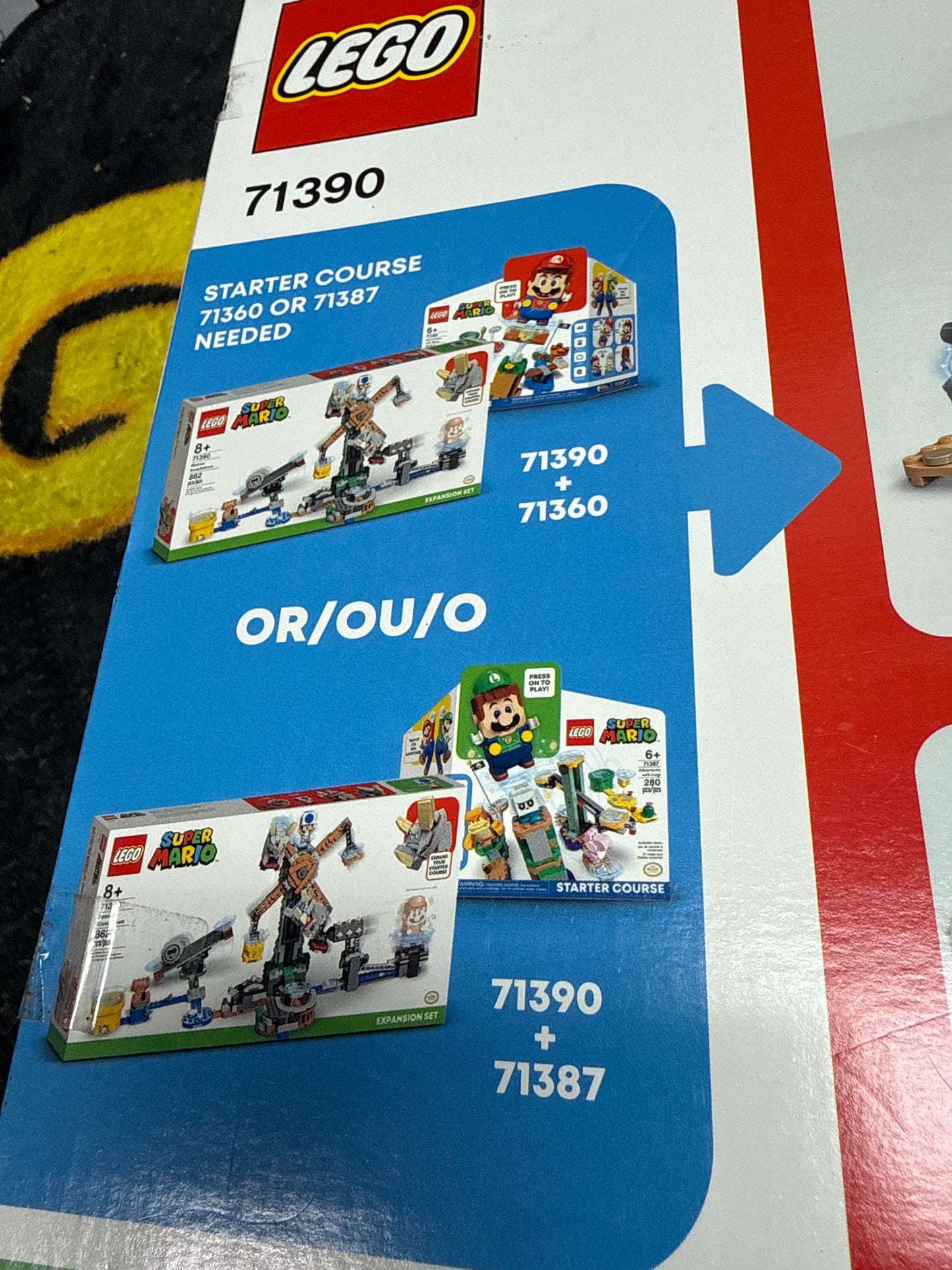 Super Mario Reznor Knockdown Lego 71390 (New)
