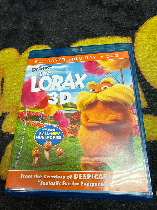 The Lorax 3D Blu Ray 3D + Blu Ray + DVD (Used)