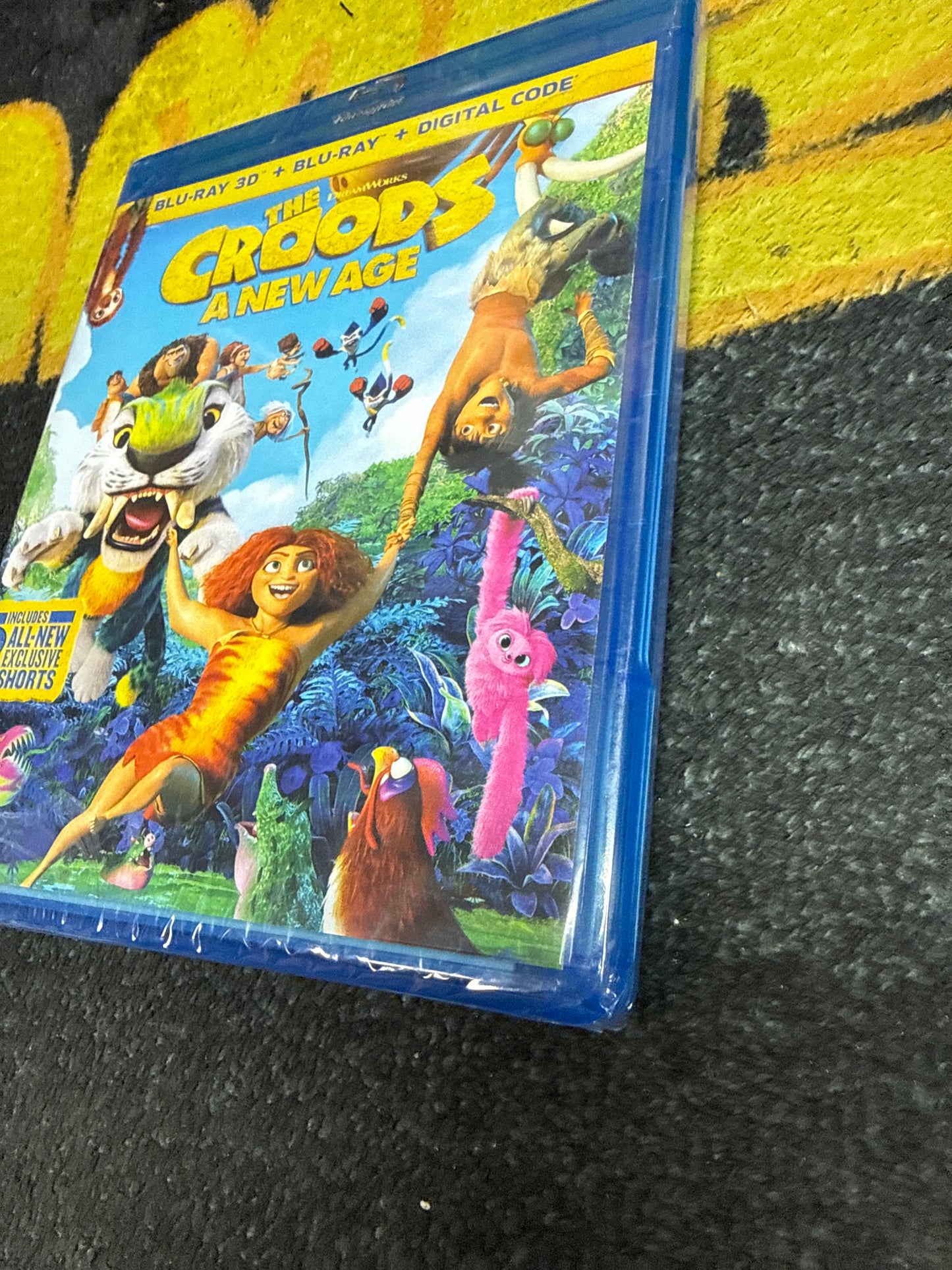 The Croods A New Age 3D Blu Ray + Blu Ray + Digital Code (New)