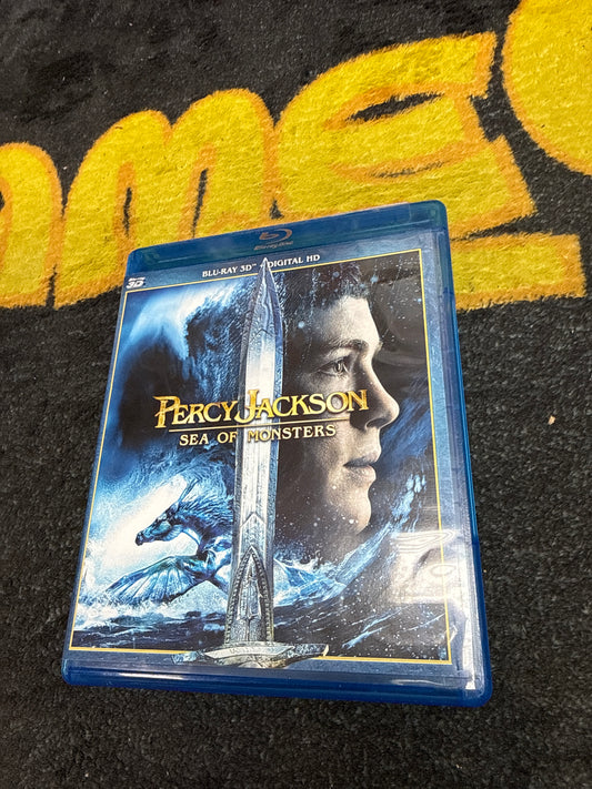 Percy Jackson Sea of Monsters 3D Blu Ray + Blu Ray (Used)