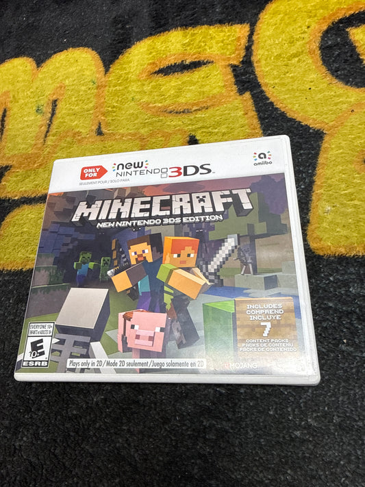 Minecraft for NEW Nintendo 3DS (Used)