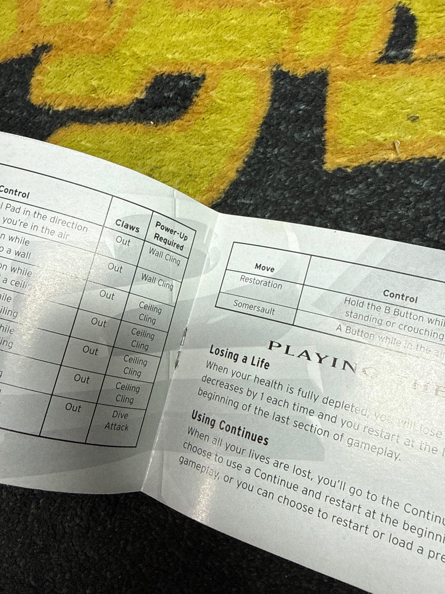 Wolverine’s Revenge X-2 INSTRUCTIONS ONLY for Nintendo Gameboy Advance (Used)