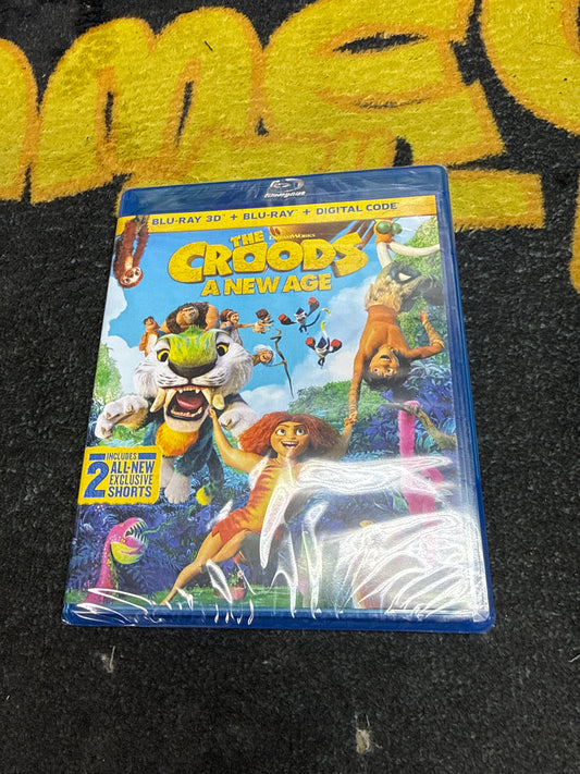 The Croods A New Age 3D Blu Ray + Blu Ray + Digital Code (New)