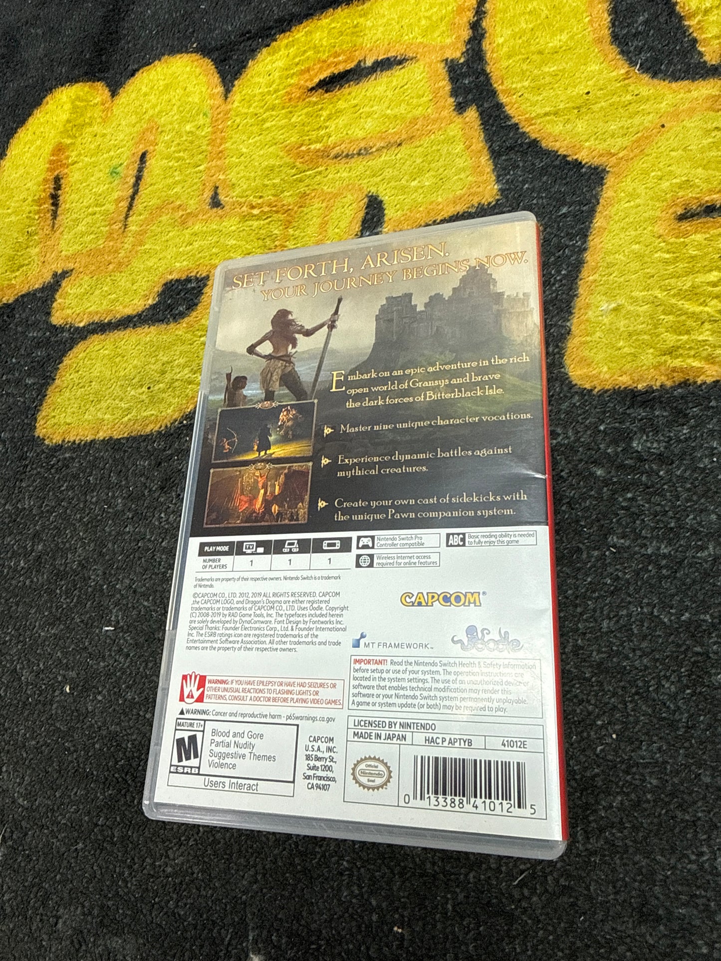 Dragon’s Dogma Dark Arisen for Nintendo Switch (Used)
