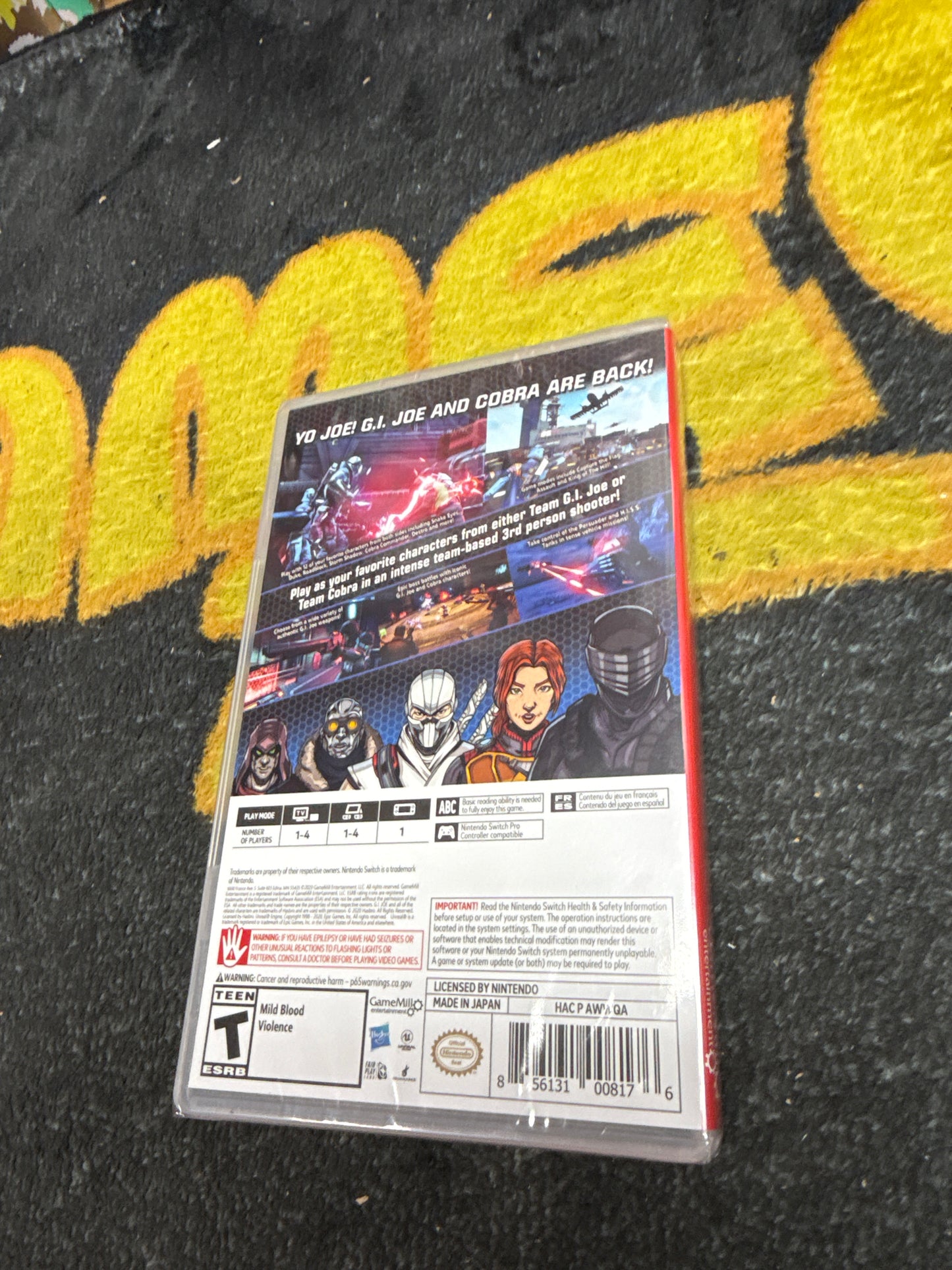 GI Joe Operation Blackout for Nintendo Switch (New)