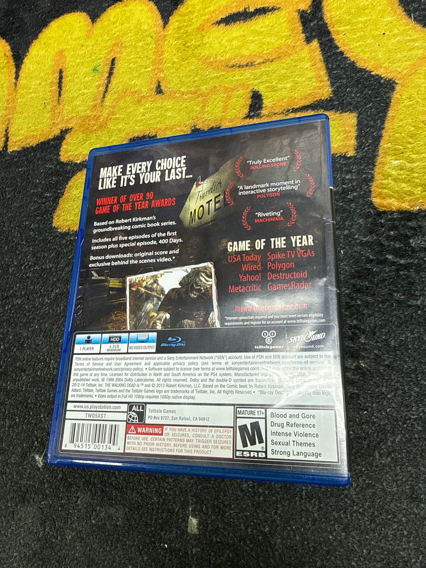 The Walking Dead The Complete First Season Plus 400 Days for Sony PlayStation 4 (Used)