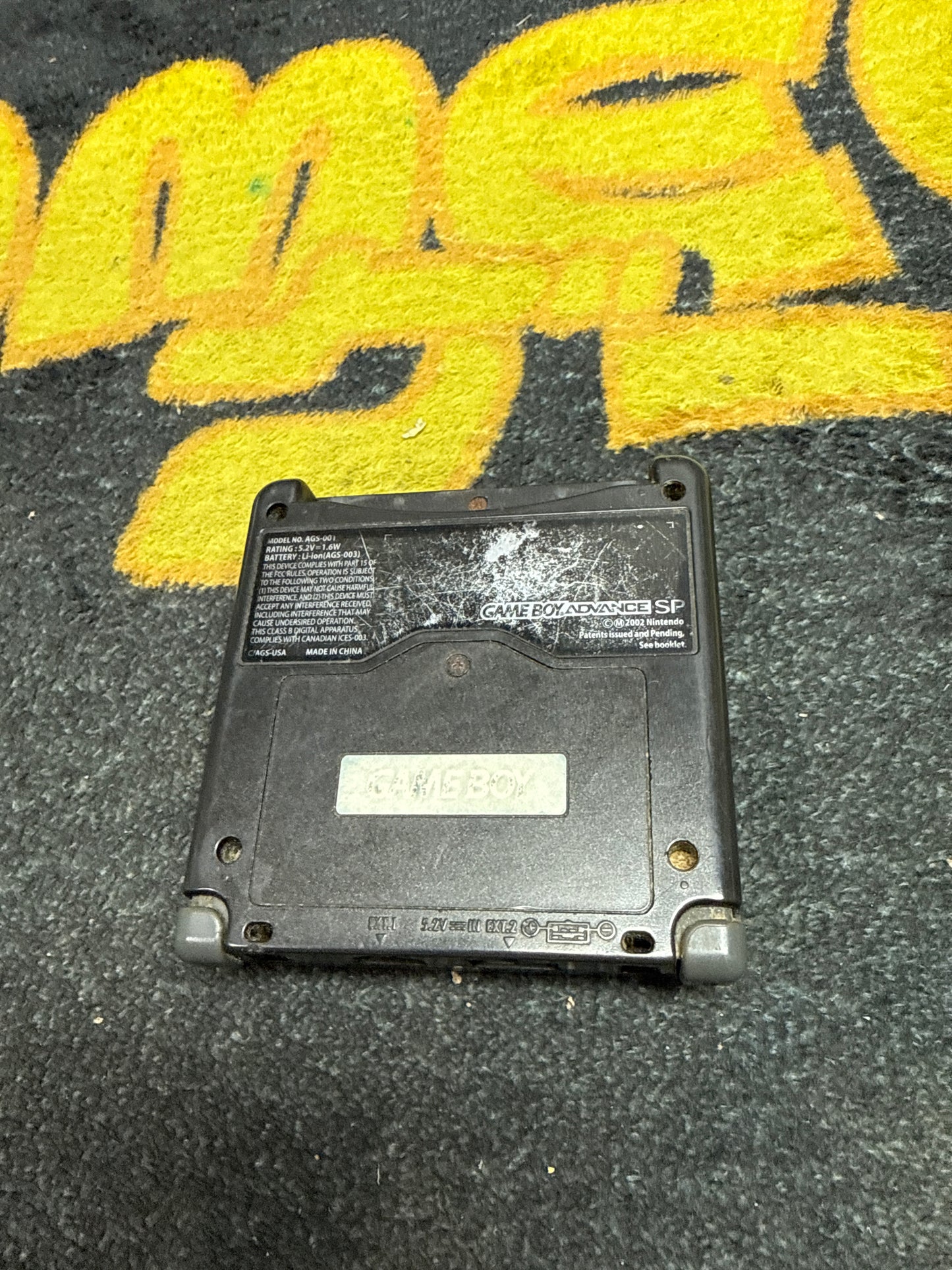 Gameboy Advance SP (Black) with New Battery (Used)