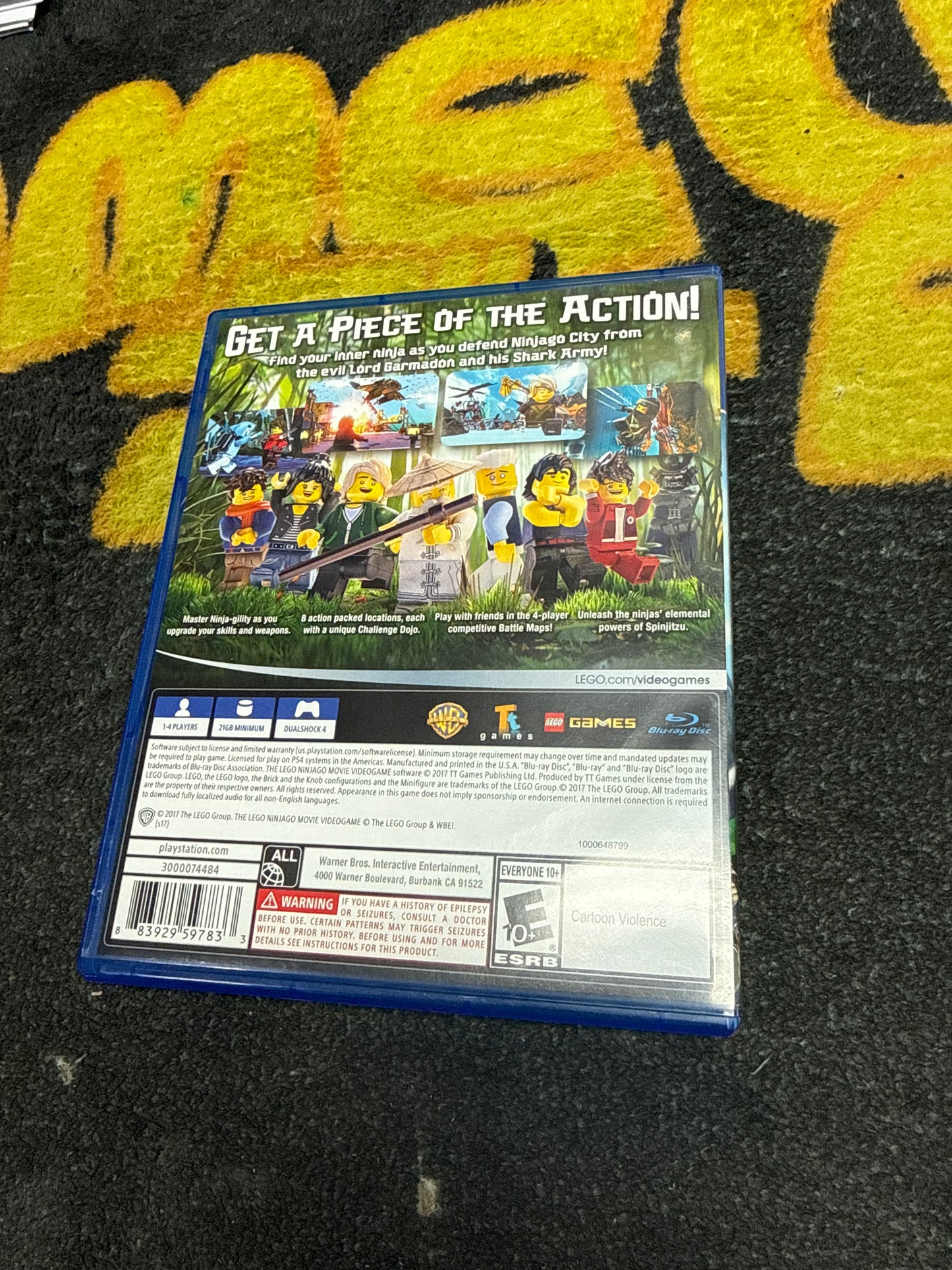 Lego The Ninjago Movie VideoGame for Sony PlayStation 4 (Used)