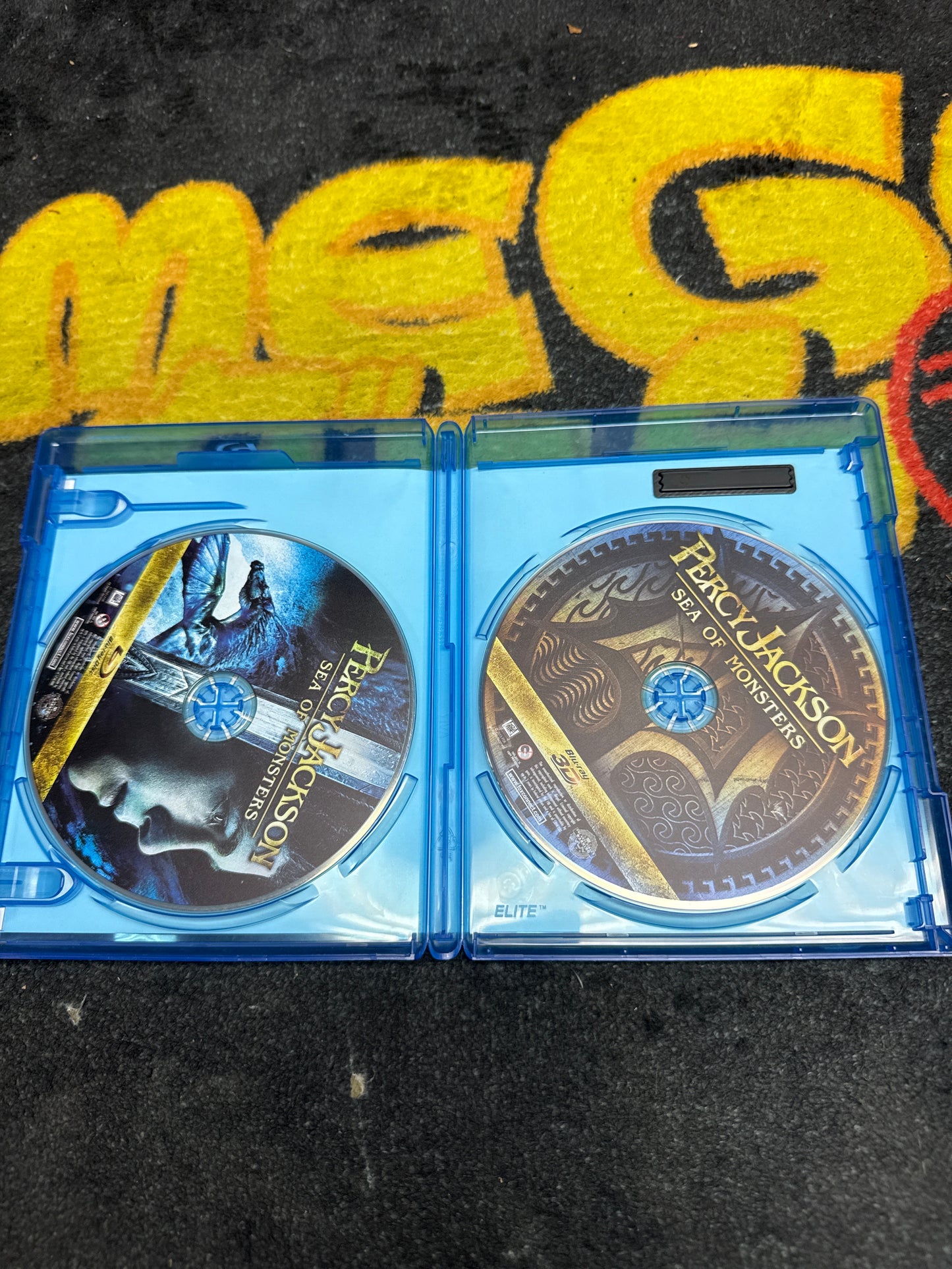 Percy Jackson Sea of Monsters 3D Blu Ray + Blu Ray (Used)