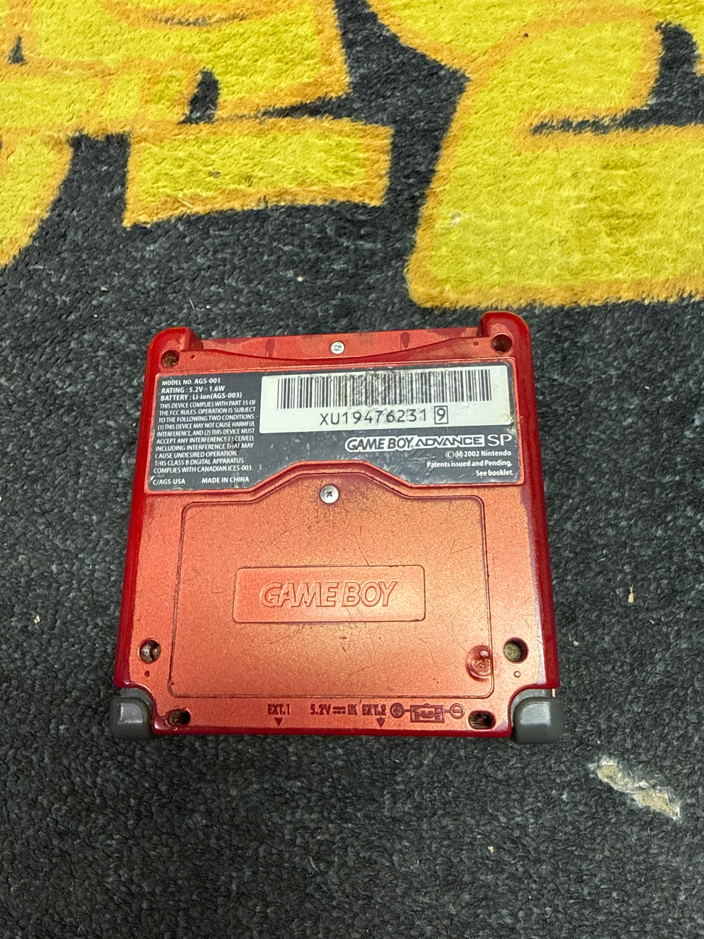 Gameboy Advance SP (Red) with New Battery (Used)