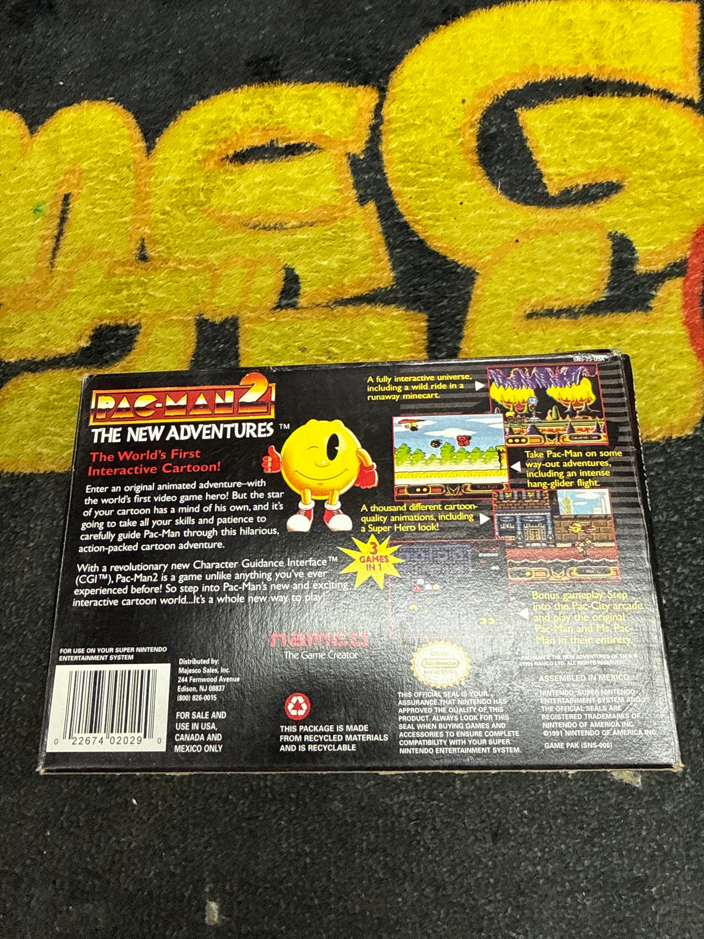 Pac-Man 2 The New Adventures for Super Nintendo SNES (Used)