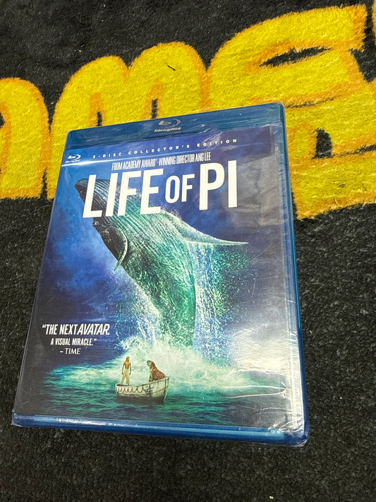 Life of Pi 3D Blu Ray + Blu Ray + DVD + Digital (New)