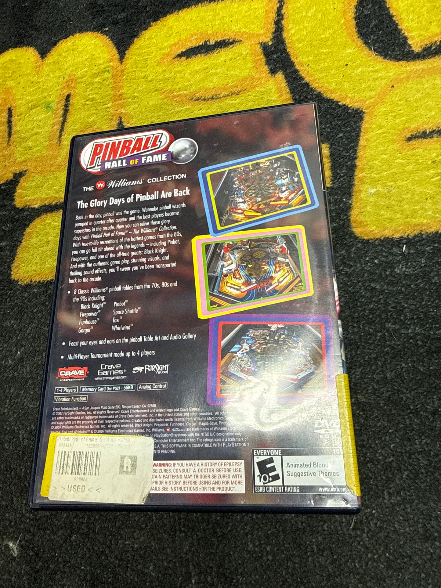 Pinball Hall of Fame Williams Collection for Sony PlayStation 2 (Used)