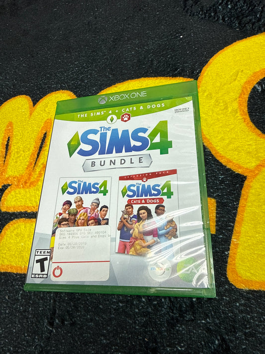 Sims 4 Bundle + Cats & Dogs for Microsoft Xbox One (Used)
