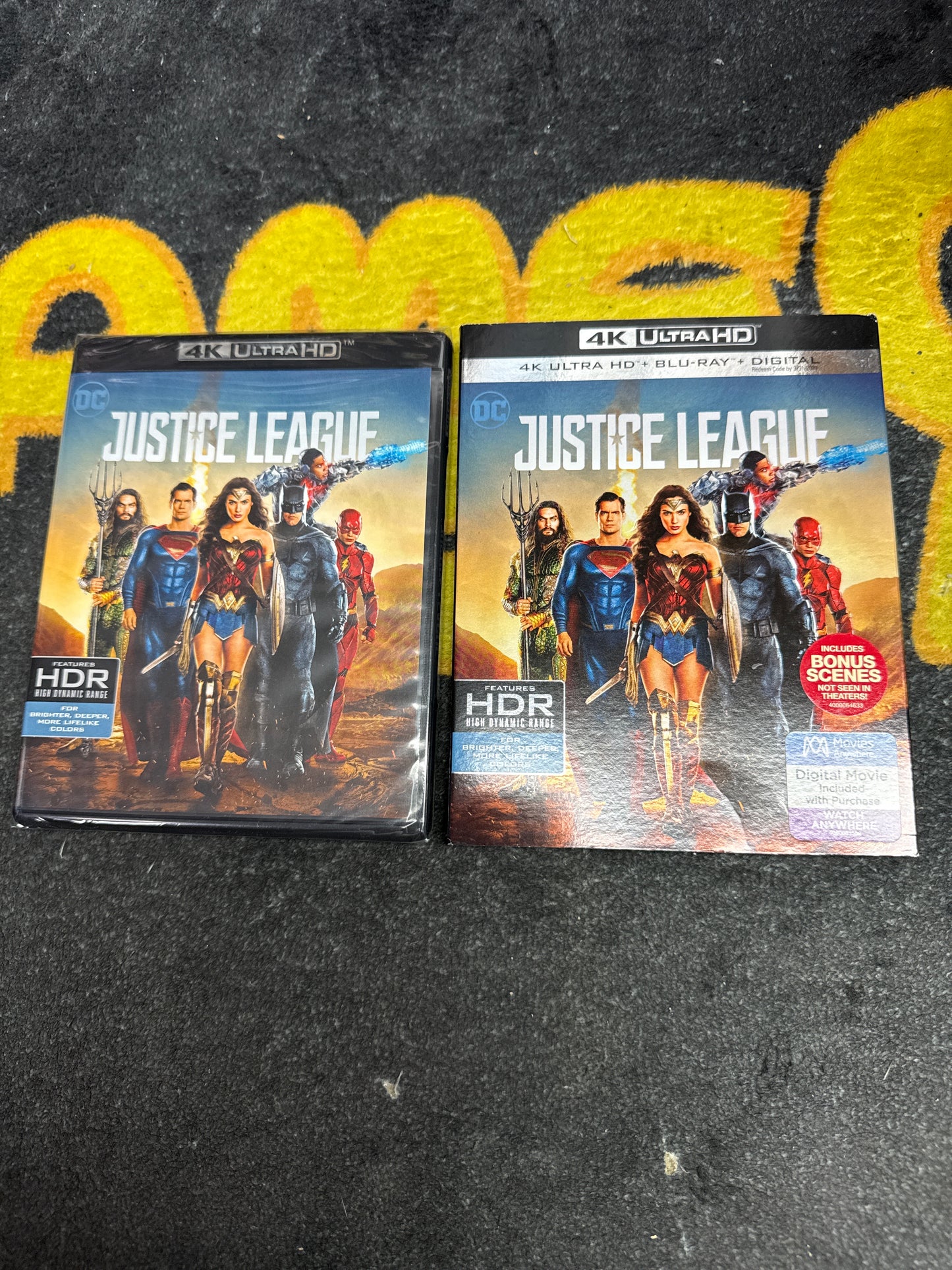 Justice League 4K + Blu Ray (New)