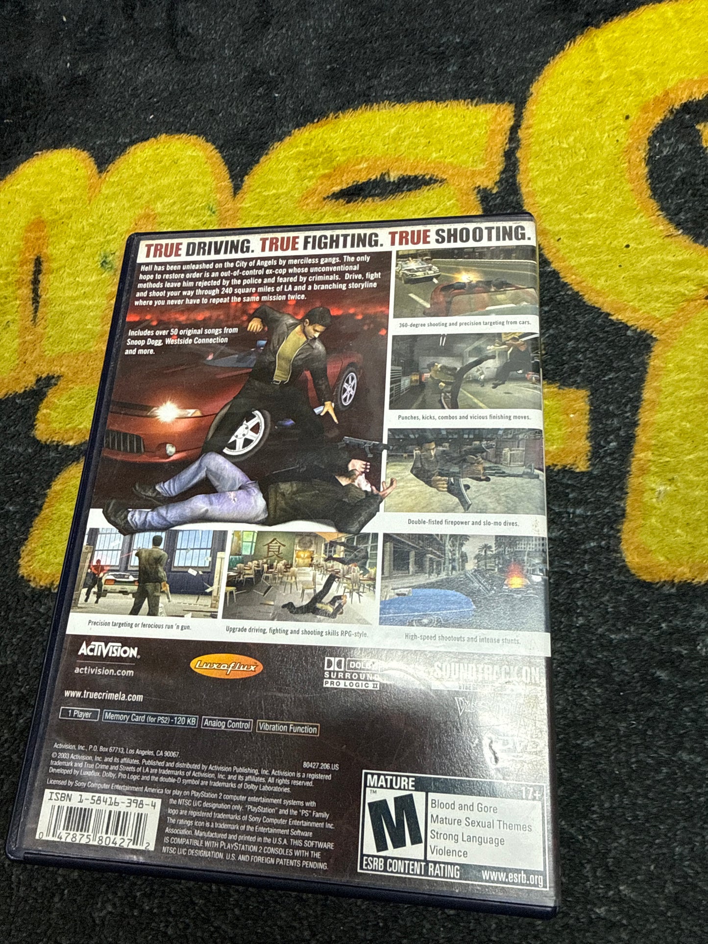 True Crime Streets of LA for Sony PlayStation 2 (Used)
