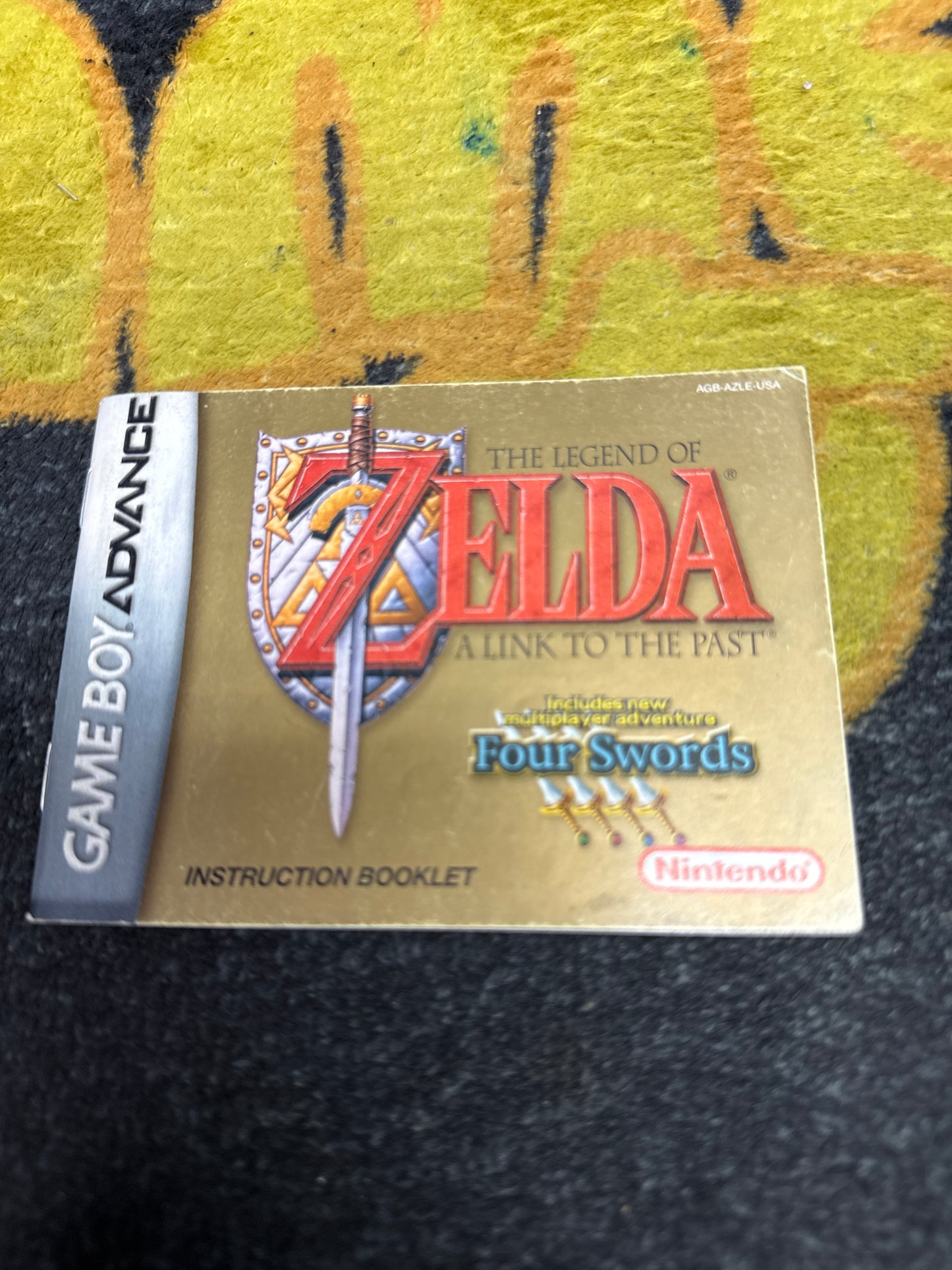 Legend of Zelda A Link to the Past INSTRUCTIONS ONLY for Nintendo Gameboy Advance (Used)