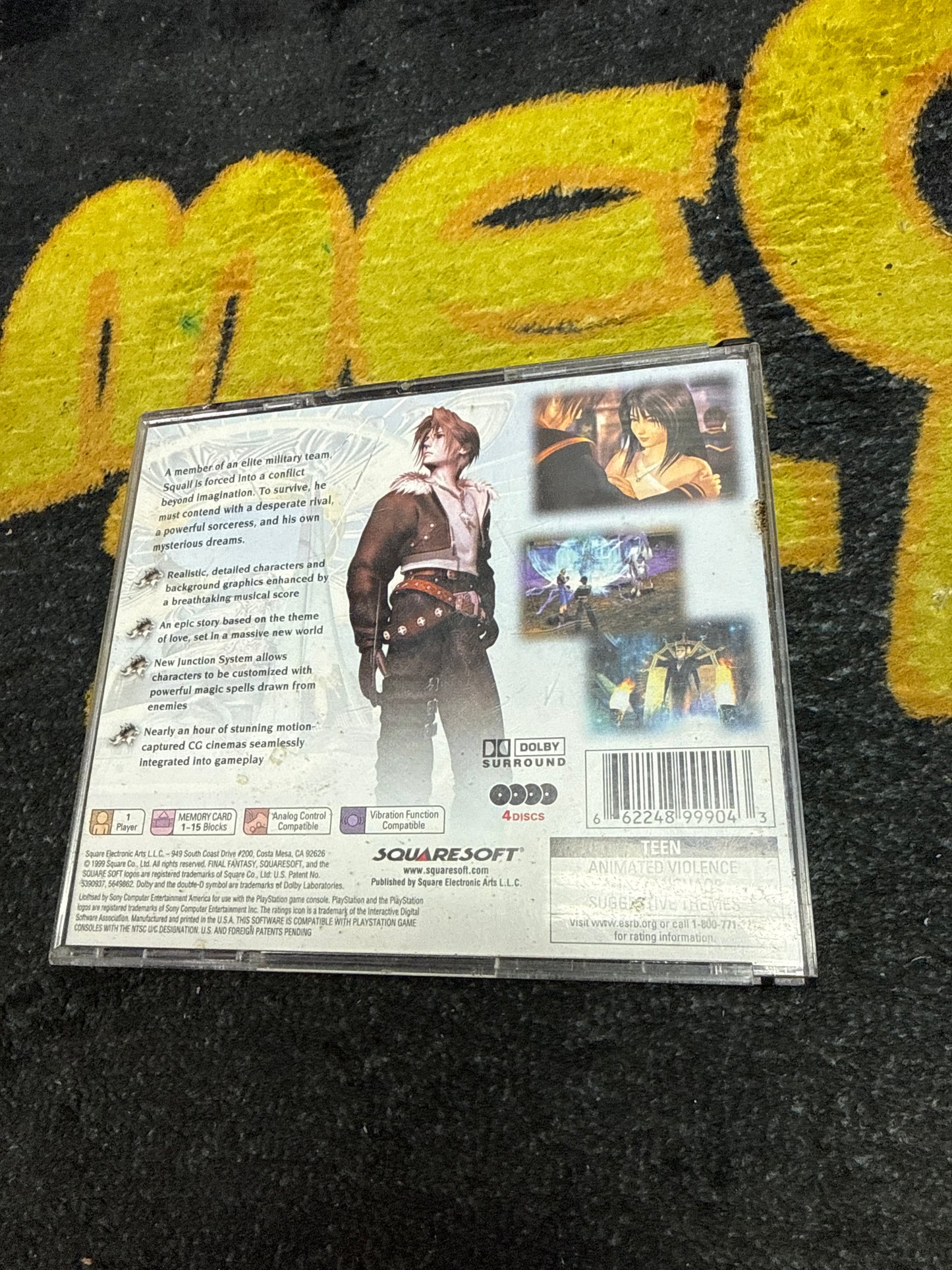 Final Fantasy VIII for Sony PlayStation (Used)