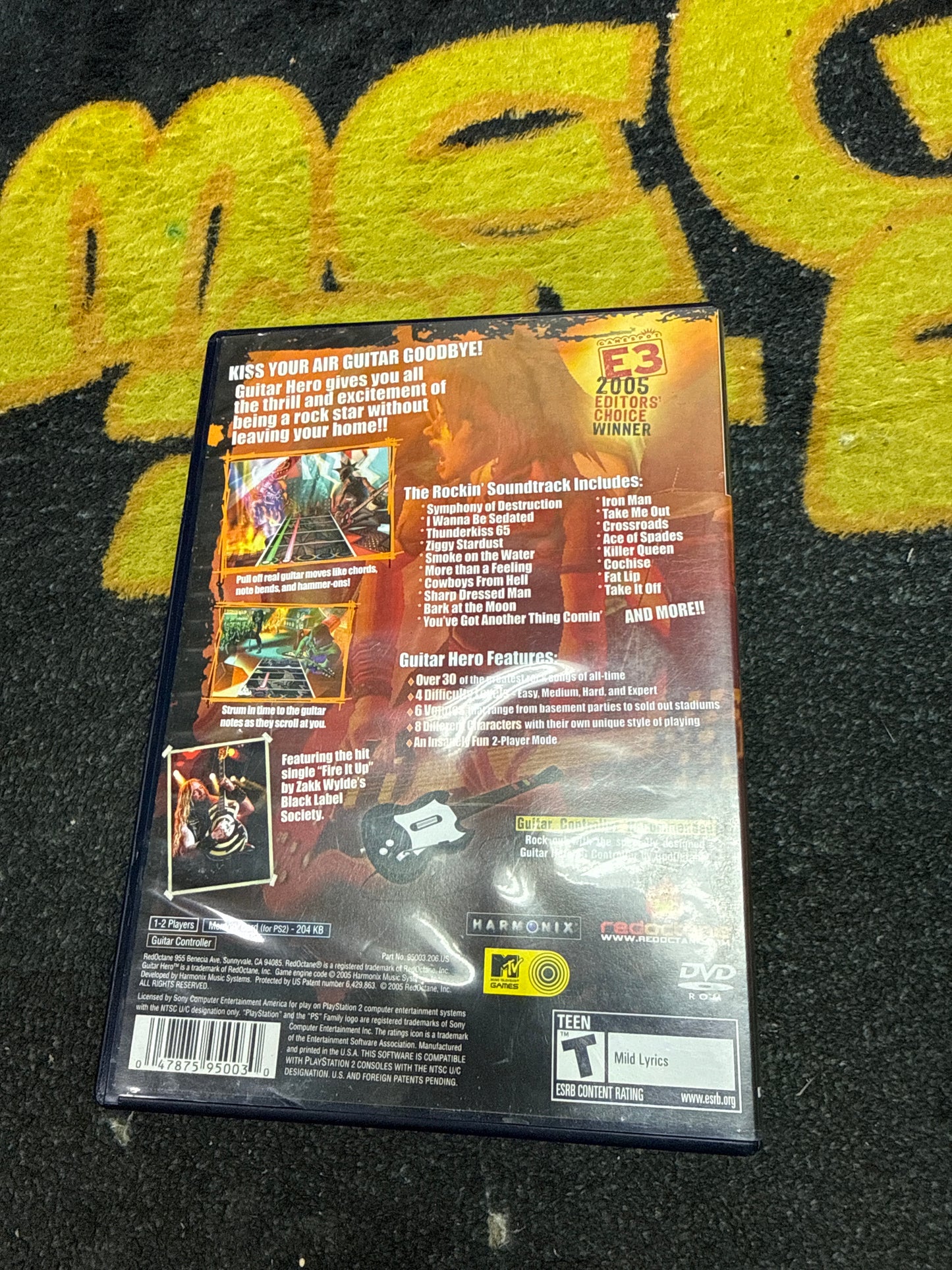 Guitar Hero for Sony PlayStation 2 (Used)