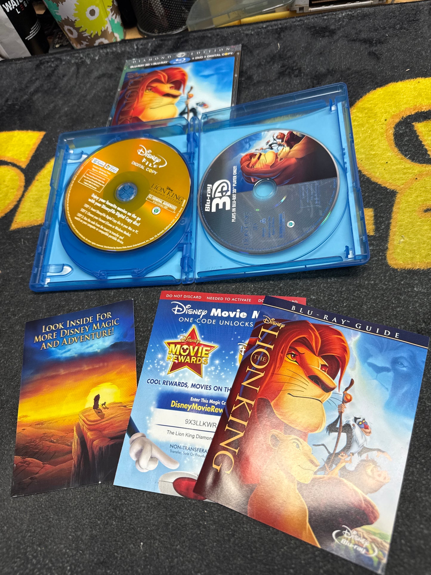 Lion King 3D Blu Ray + Digital Copy with Lenticular Slip (Used)