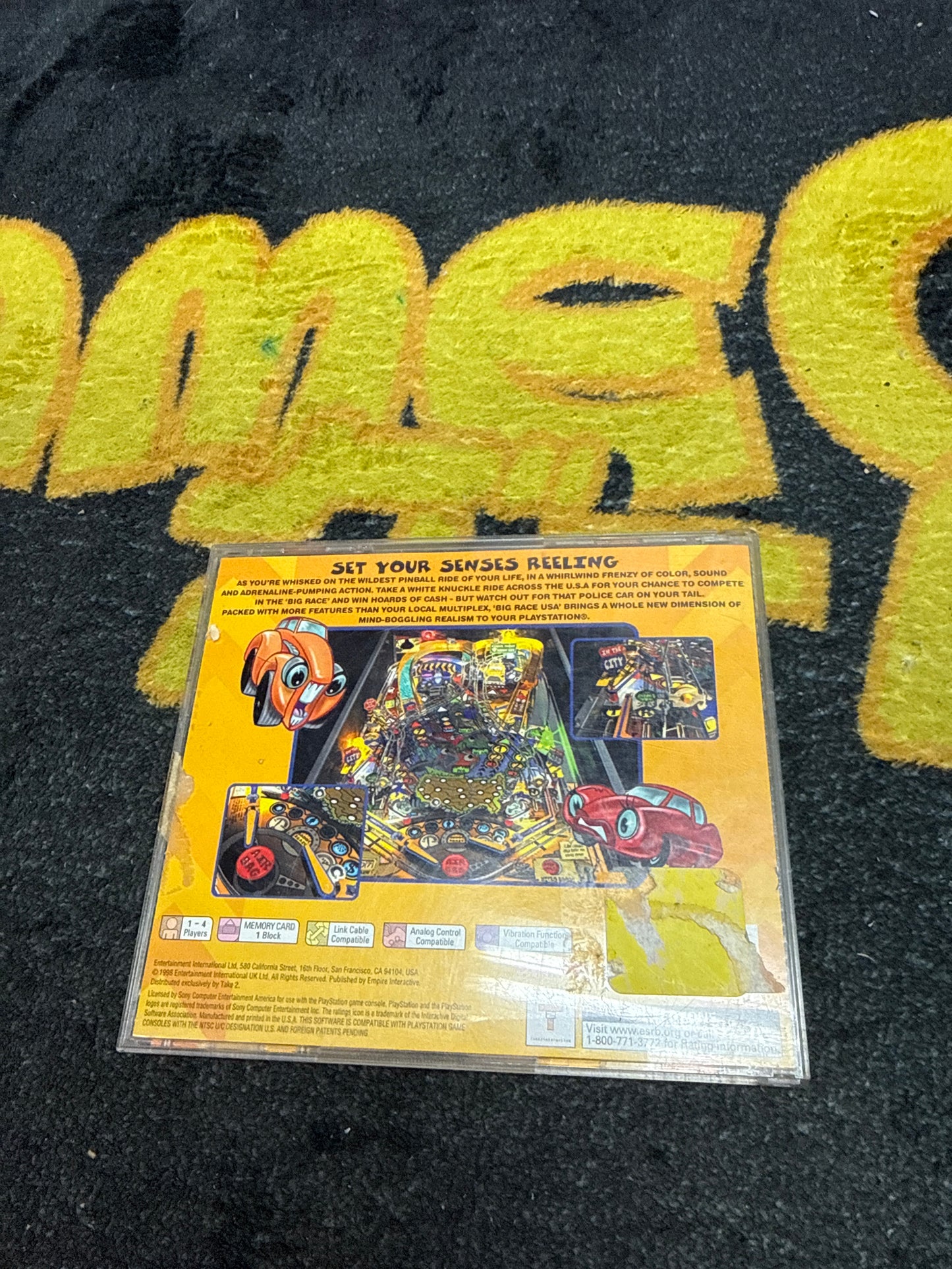 Pro Pinball Big Race USA for Sony PlayStation (Used)
