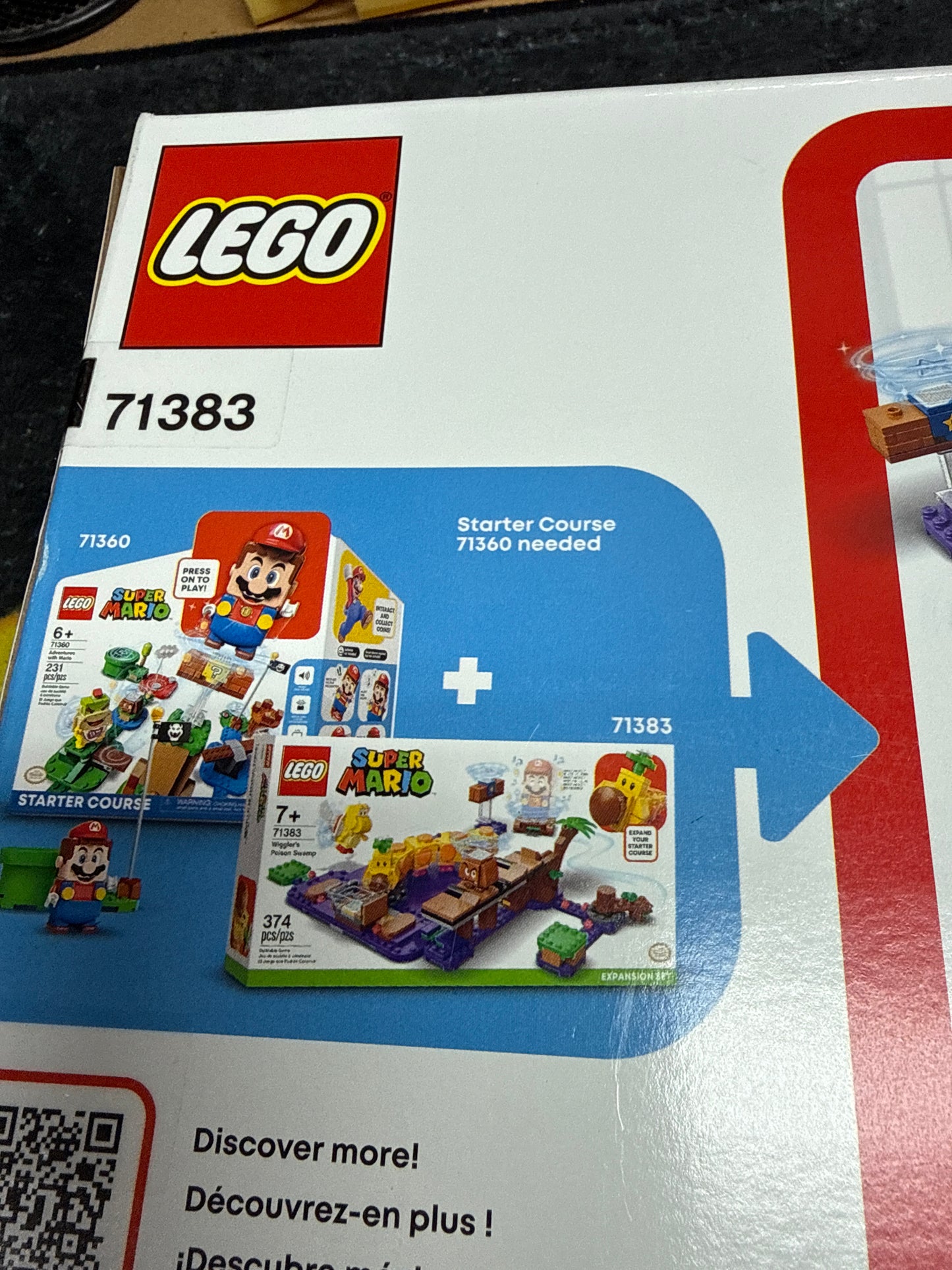 Super Mario Wiggler’s Poison Swamp Lego 71383 (New)