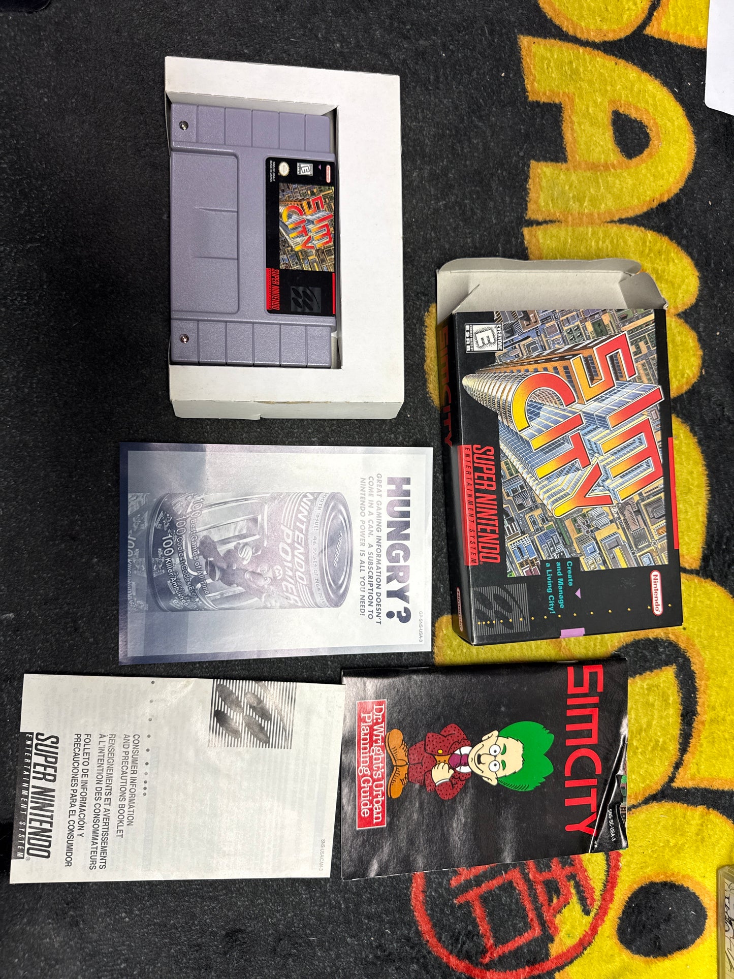 Sim City for Super Nintendo SNES (Used)