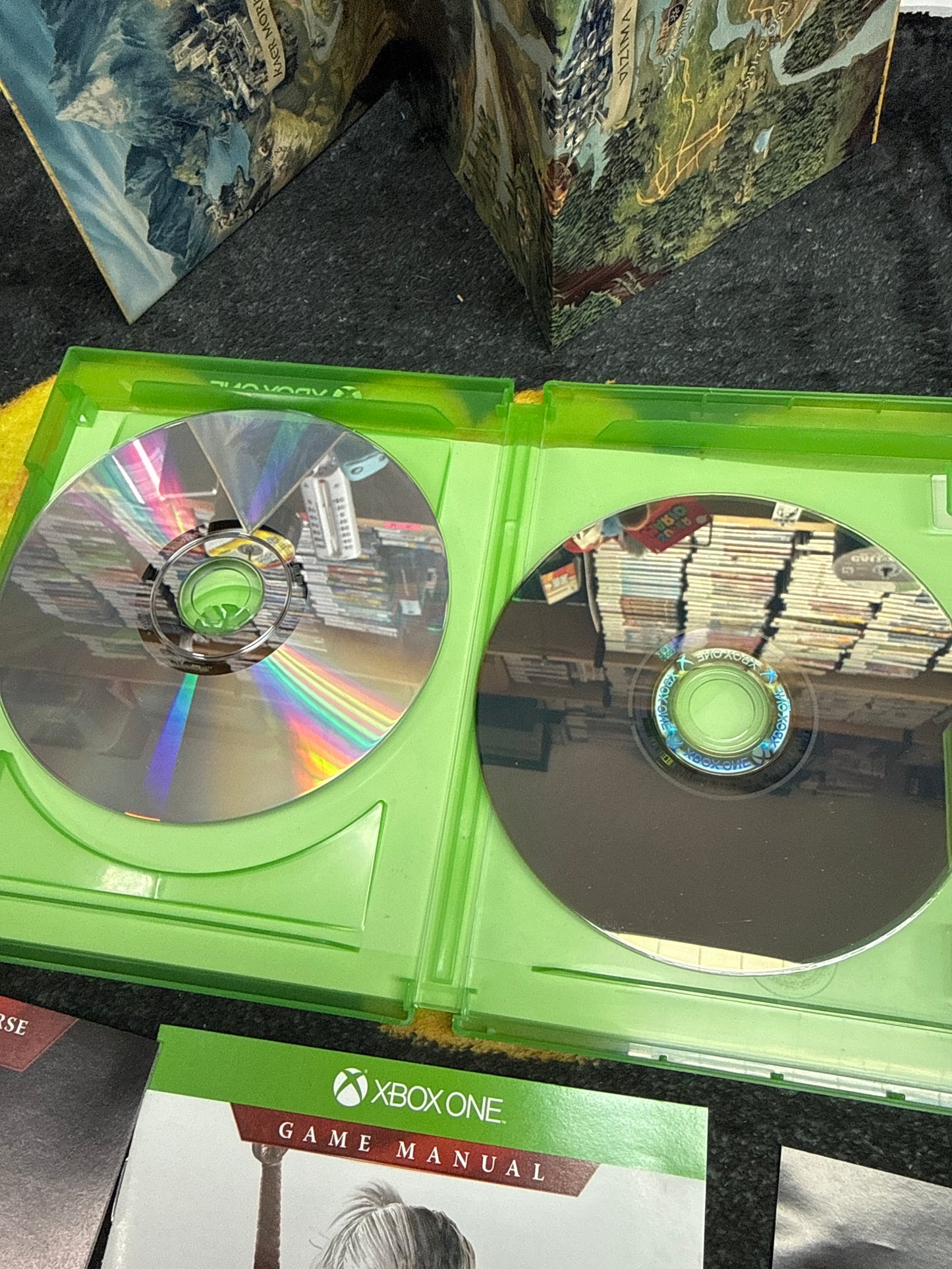 The Witcher Wild Hunt with Map, CD, extras for Microsoft Xbox One (Used)