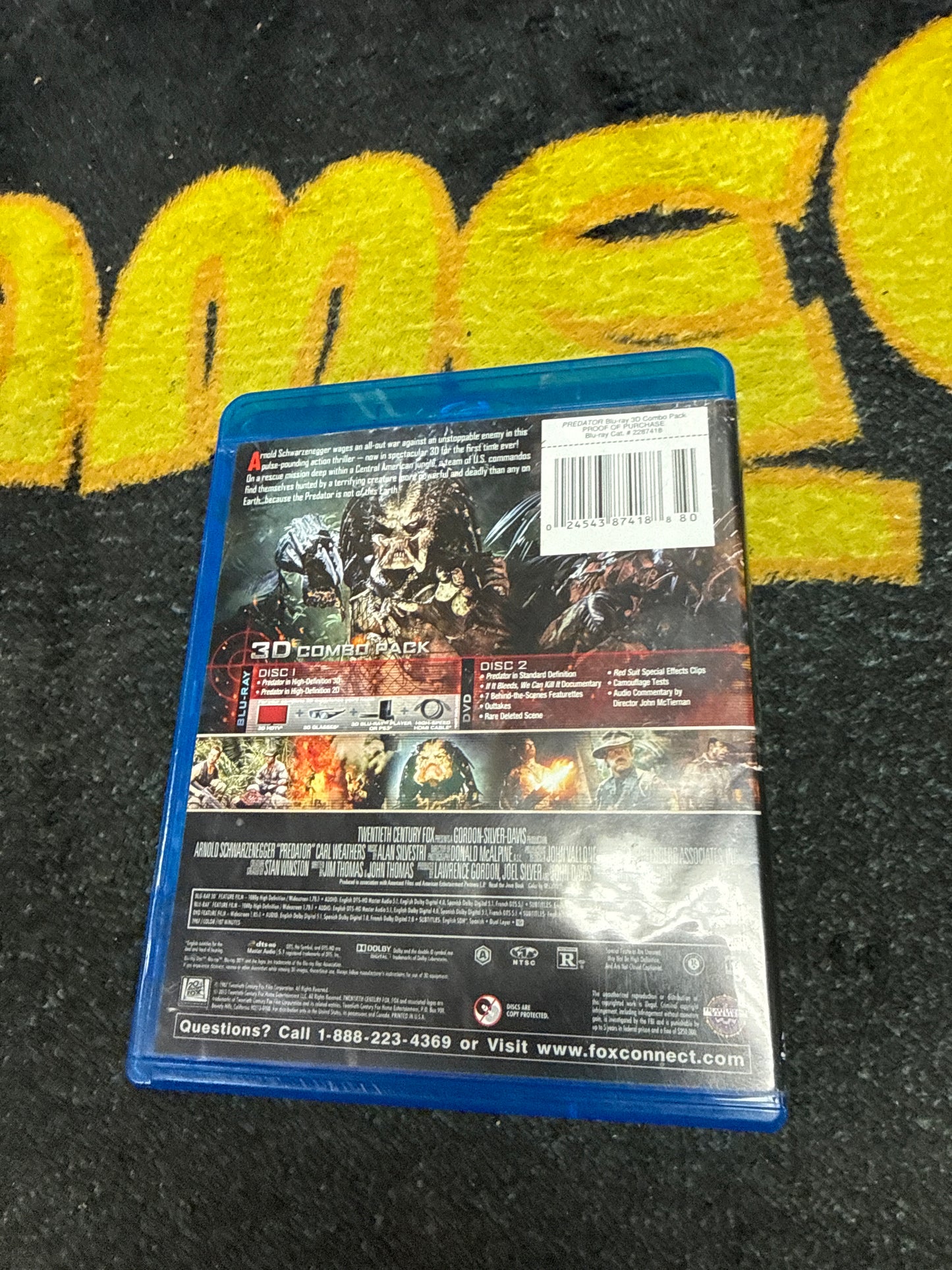 Predator 3D Blu Ray + DVD (Used)