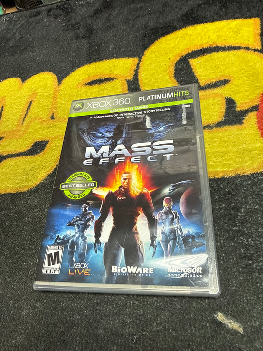 Mass Effect Platinum Hits for Microsoft Xbox 360 (Used) with Inserts
