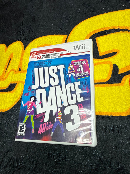 Just Dance 3 (Target Edition) for Nintendo Wii (Used)