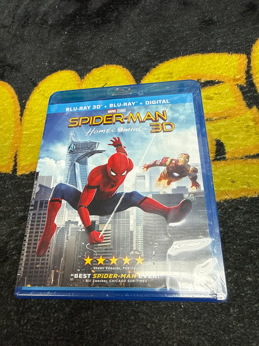 Spider-Man Homecoming 3D Blu Ray Blu Ray + Digital (New)
