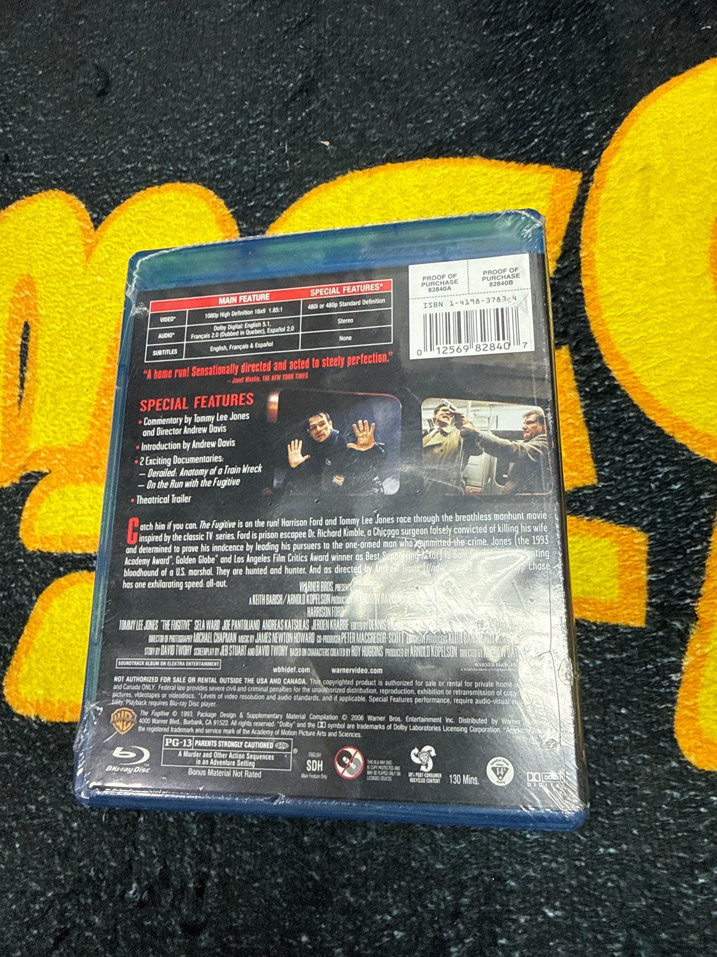 The Fugitive Blu Ray (New)