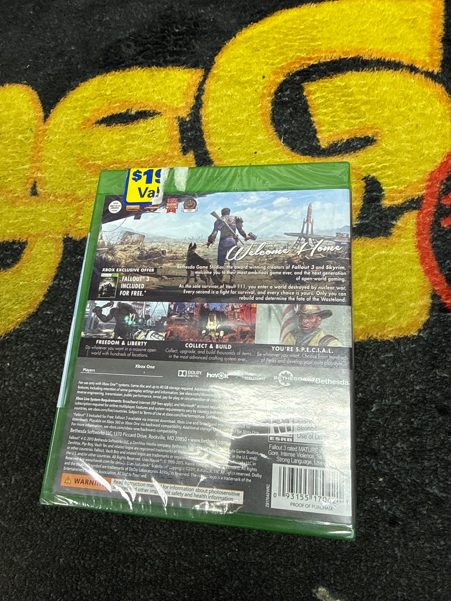 Fallout 4 for Microsoft Xbox One (New)