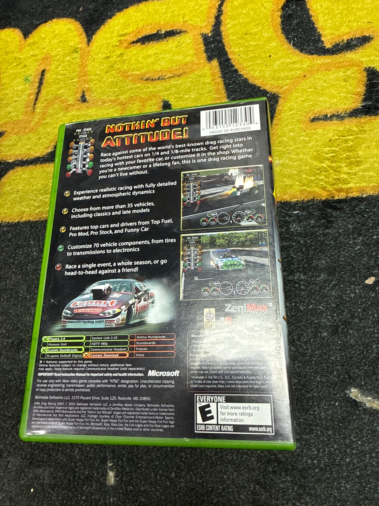IHRA Drag Racing 2004 for Microsoft Xbox (Used)