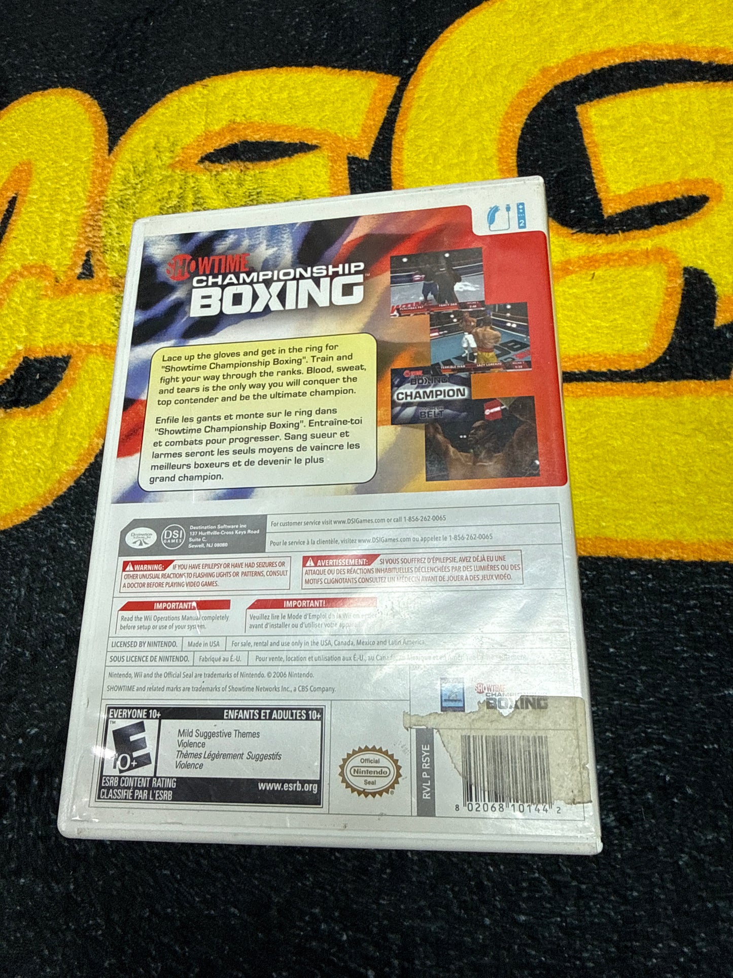 Showtime Championship Boxing for Nintendo Wii (Used)
