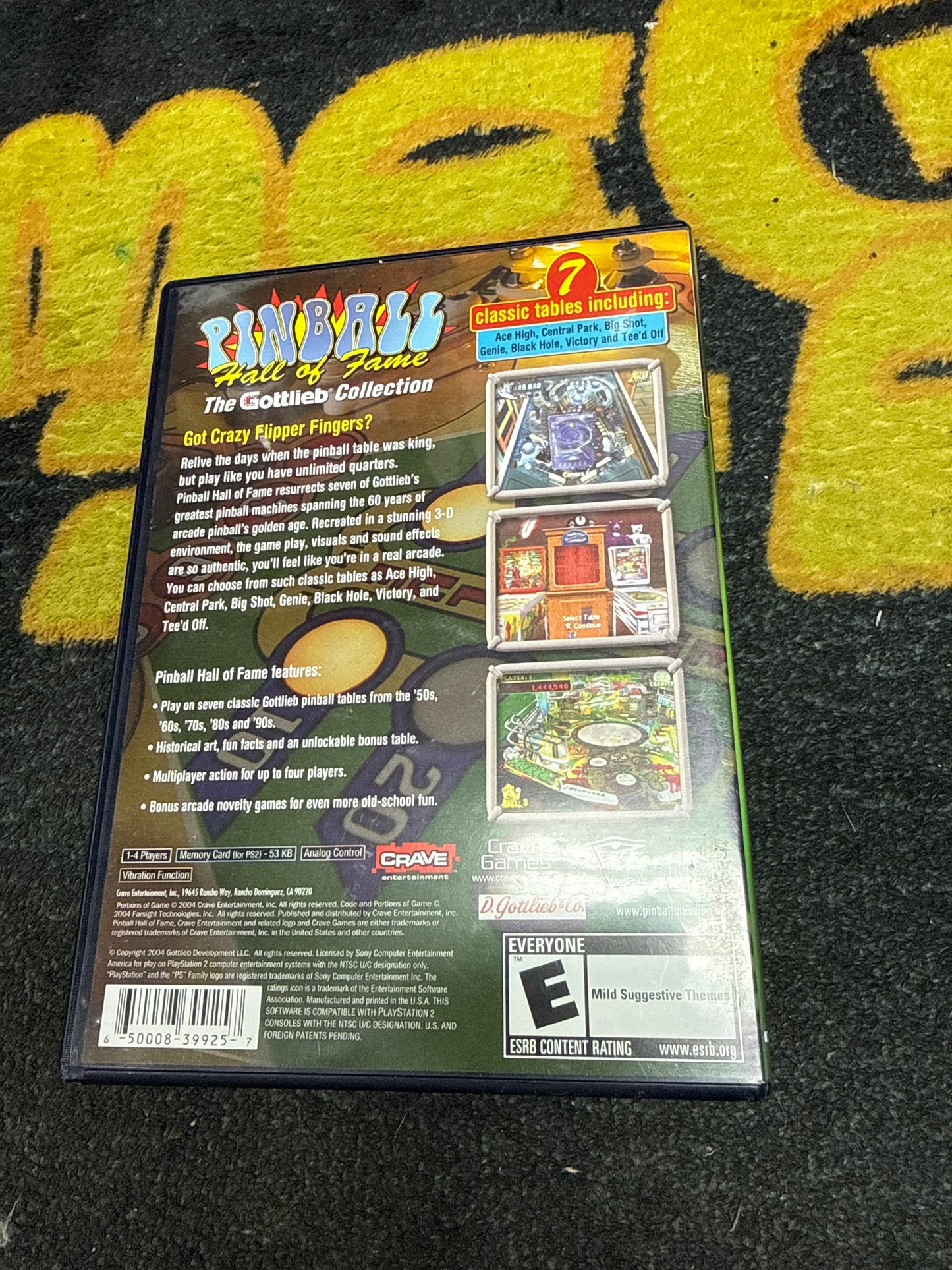 Pinball Hall of Fame Gottlieb Collection for Sony PlayStation 2 (Used)