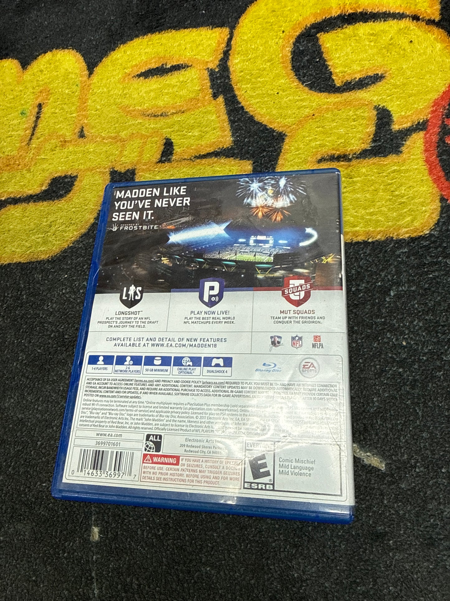 Madden 18 for Sony PlayStation 4 (Used)