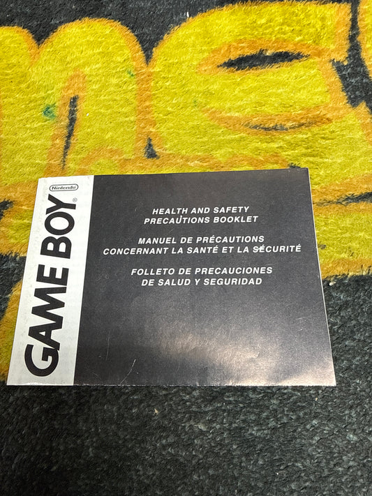 Nintendo Gameboy Advance Precautions Booklet (Used)