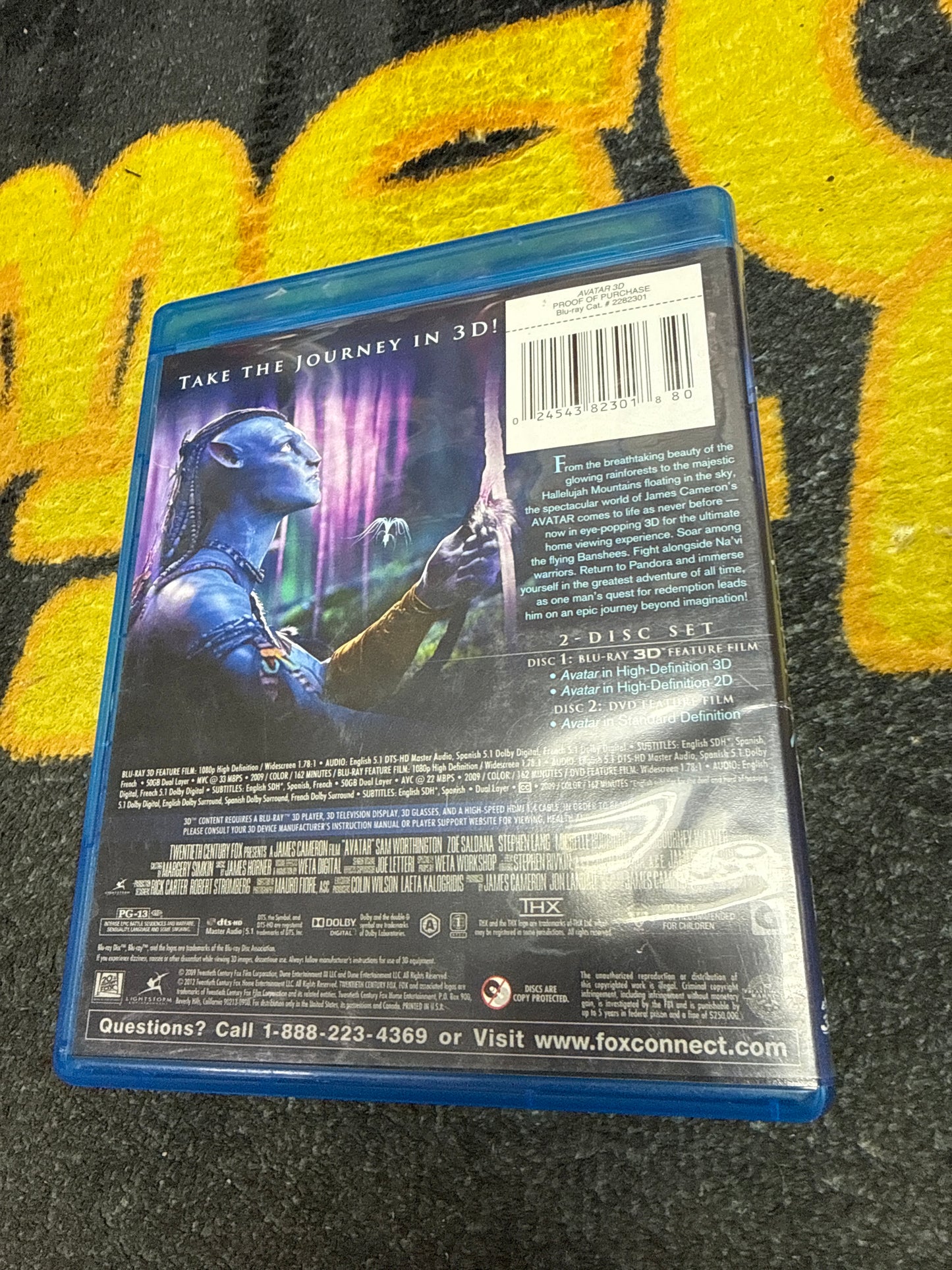 Avatar Limited Edition 3D Blu Ray + Blu Ray + DVD (Used)