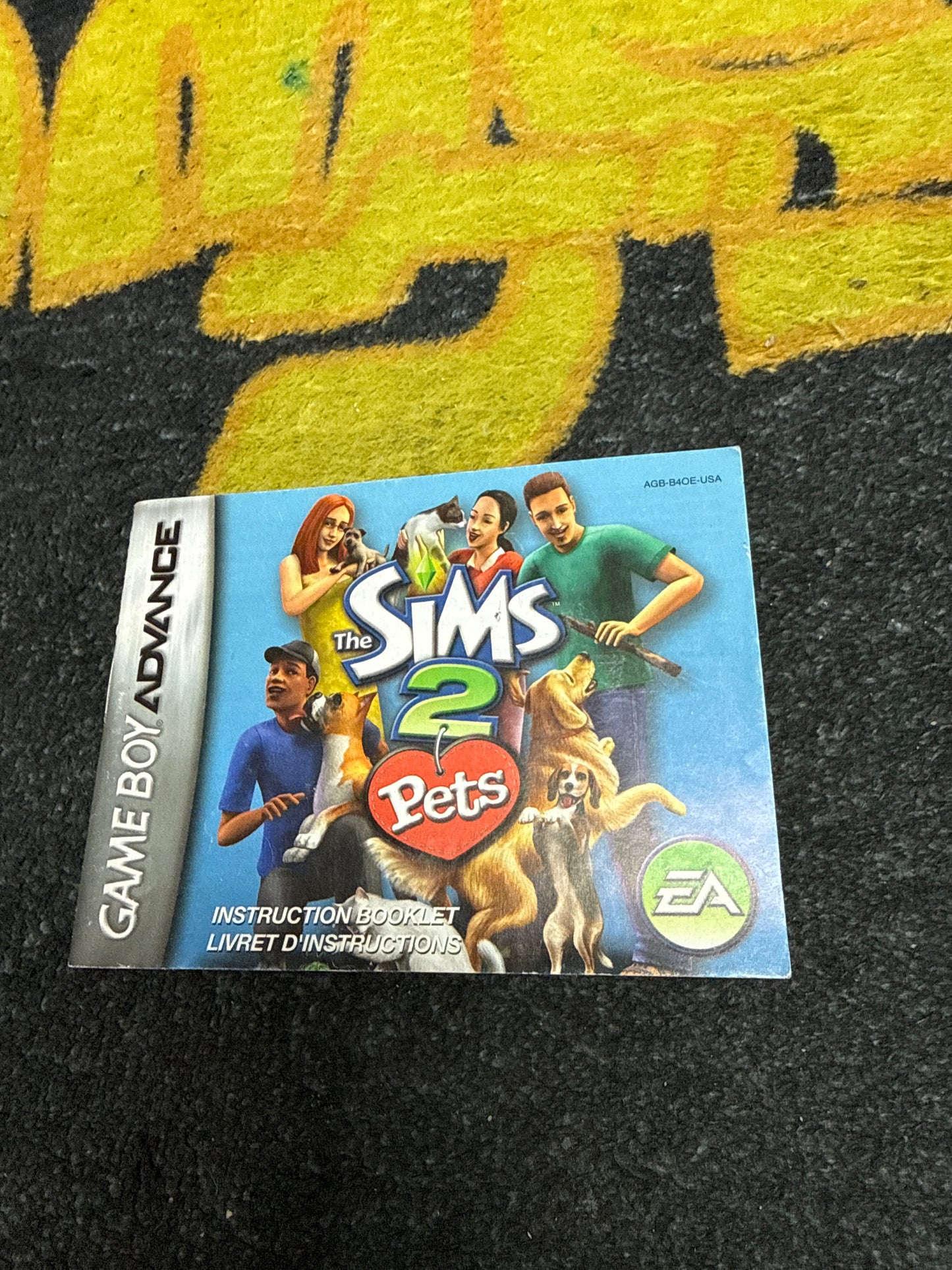 The Sims 2 Pets INSTRUCTIONS ONLY for Nintendo Gameboy Advance (Used)